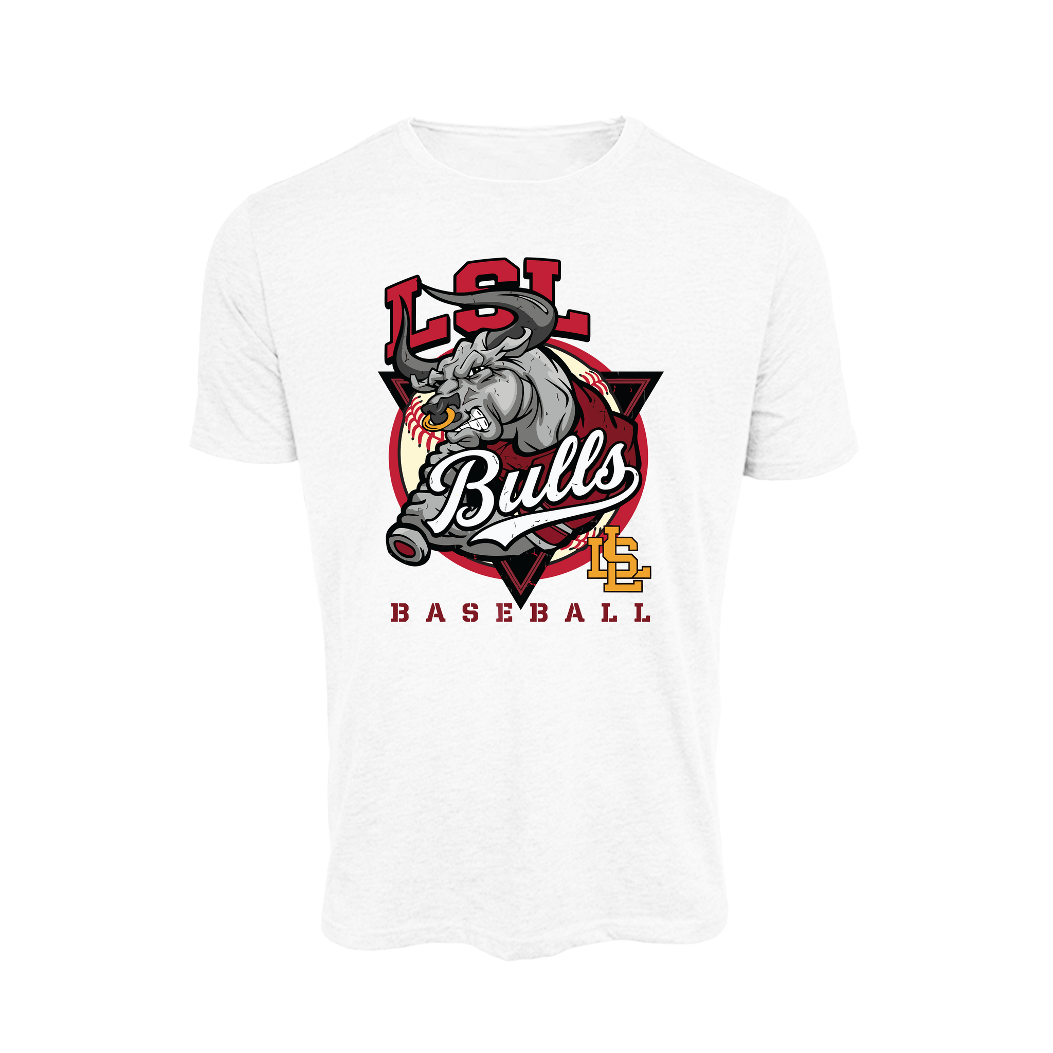 LSL Bulls- T-Shirt 1 (White)