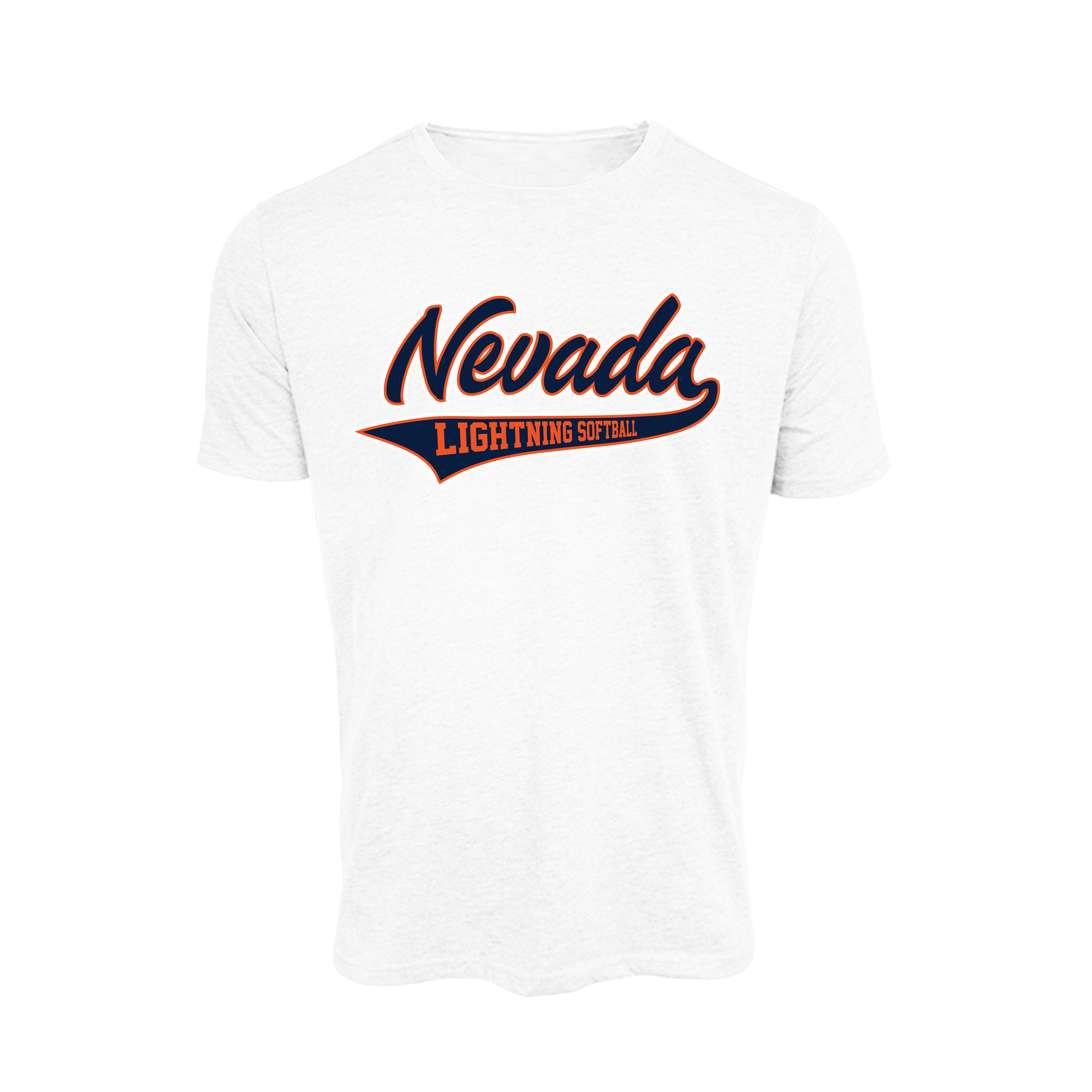 NV Lightning Fastpitch (Kittilsen)- T Shirt 1 (White)