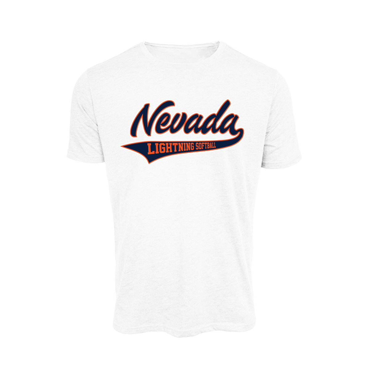 NV Lightning Fastpitch (Kittilsen)- T Shirt 1 (White)