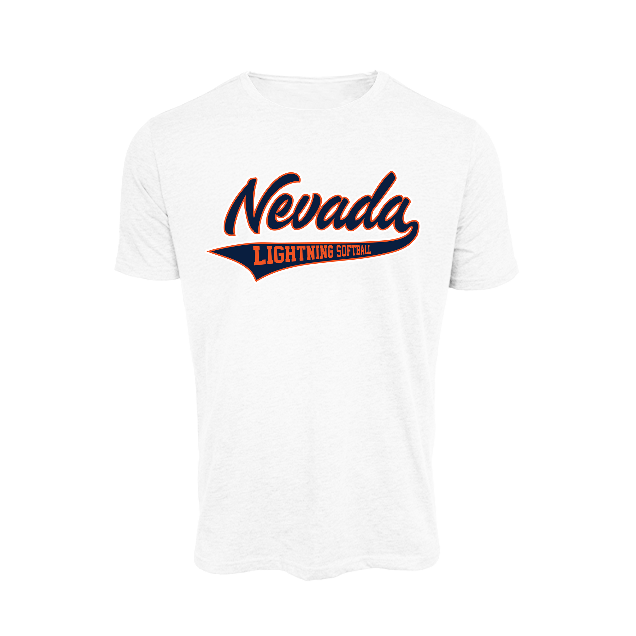 NV Lightning Fastpitch (Kittilsen)- T Shirt 1 (White)