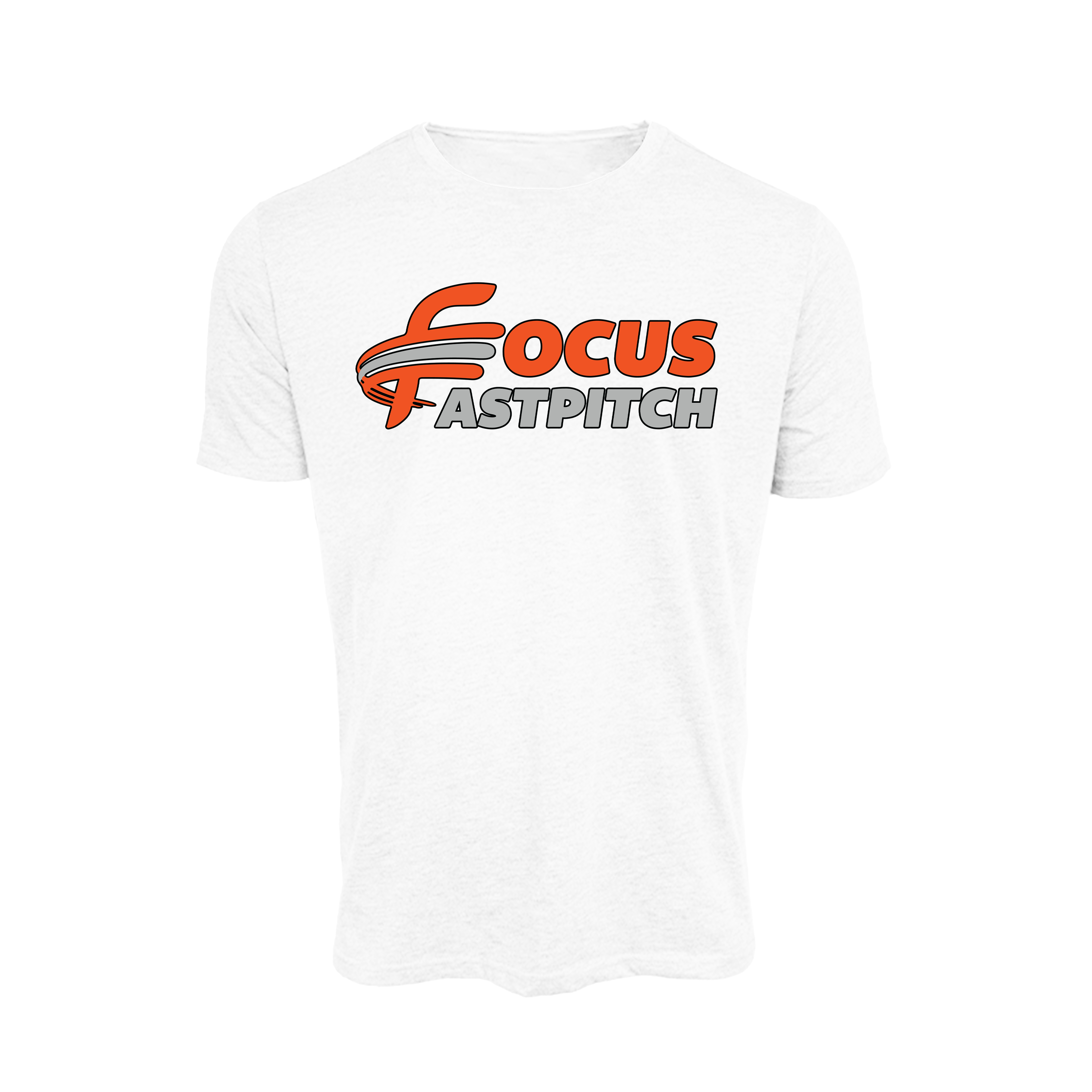 Focus Fastpitch (McCans)- T Shirt 1 (White)