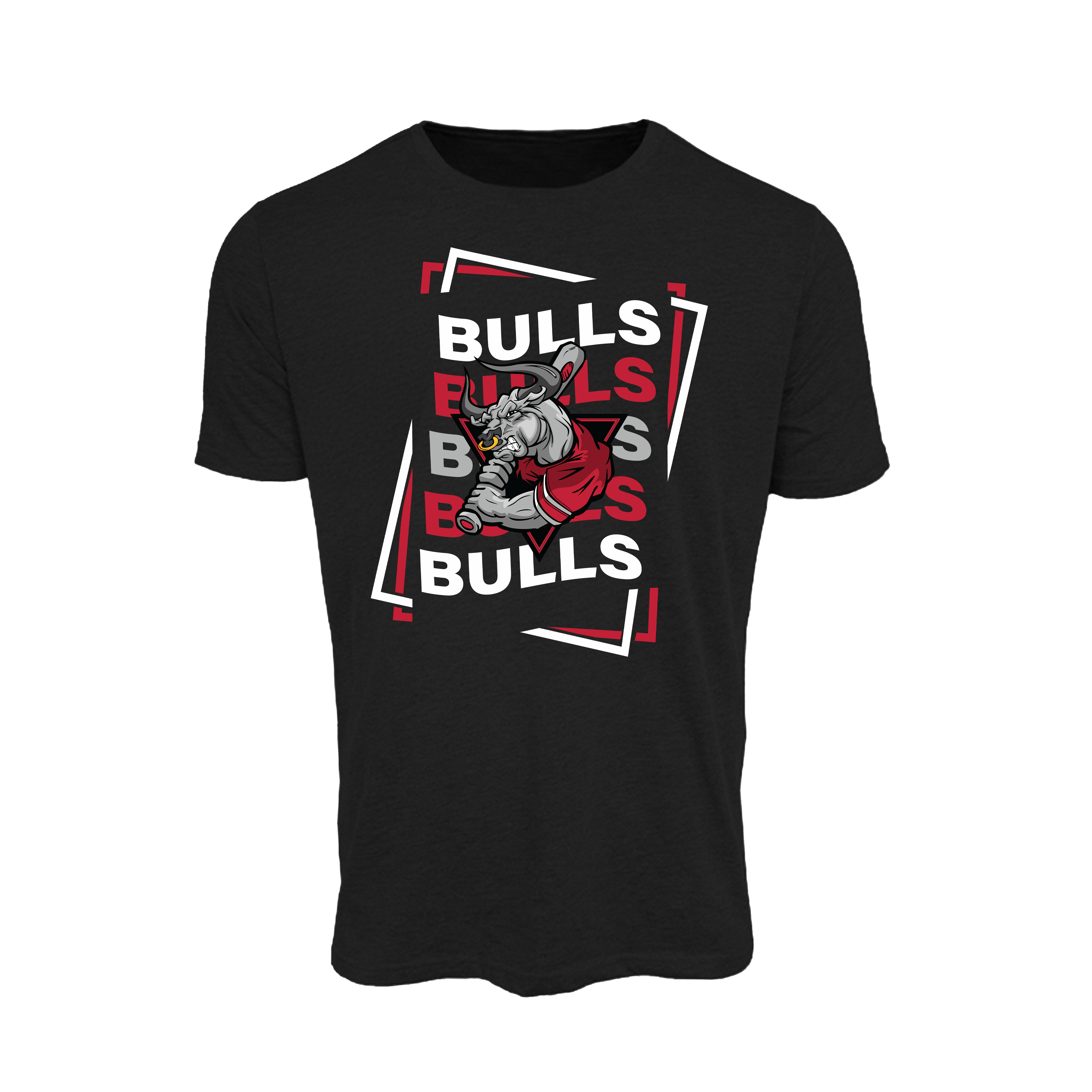 LSL Bulls- T-Shirt 3 (Black)