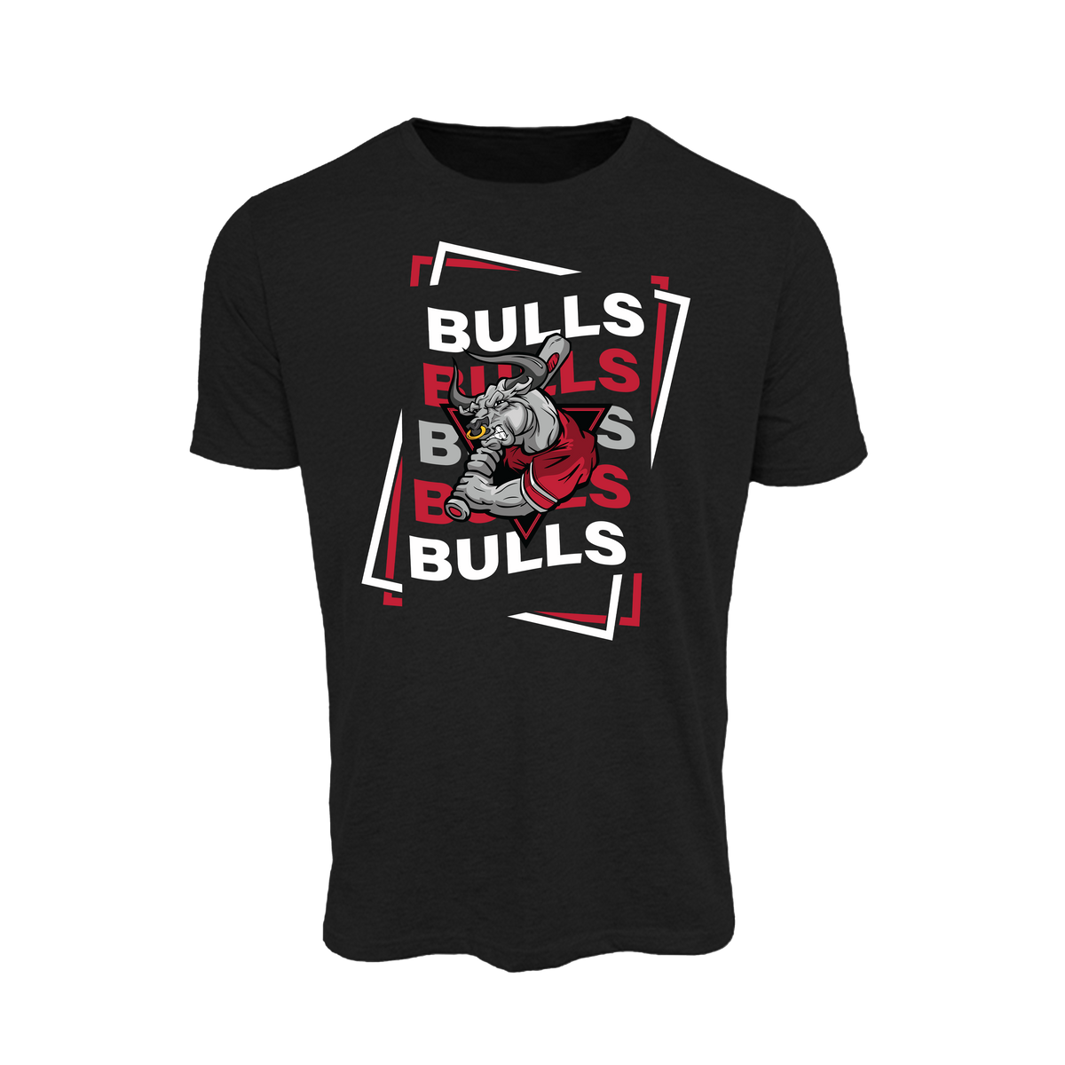 LSL Bulls- T-Shirt 3 (Black)