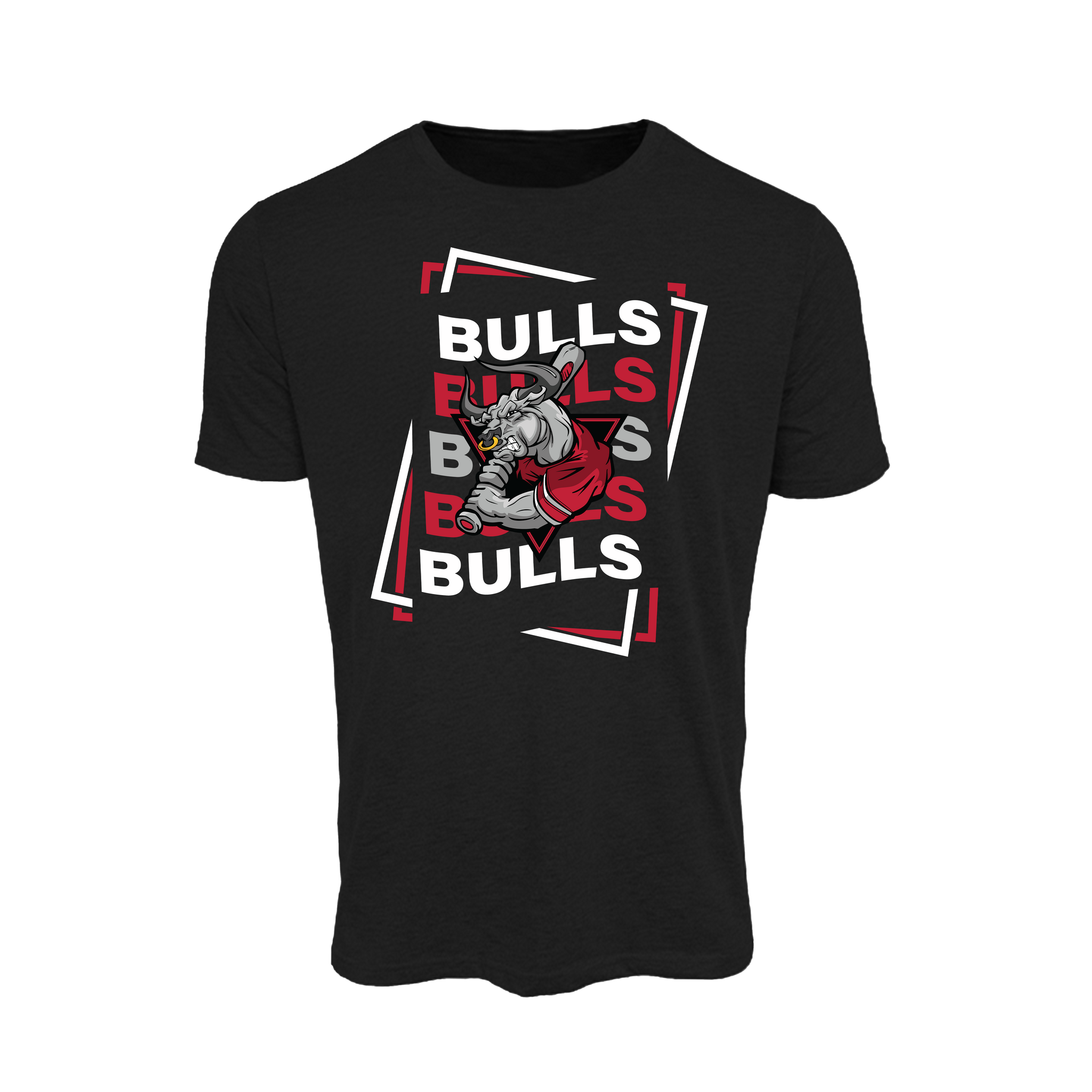 LSL Bulls- T-Shirt 3 (Black)