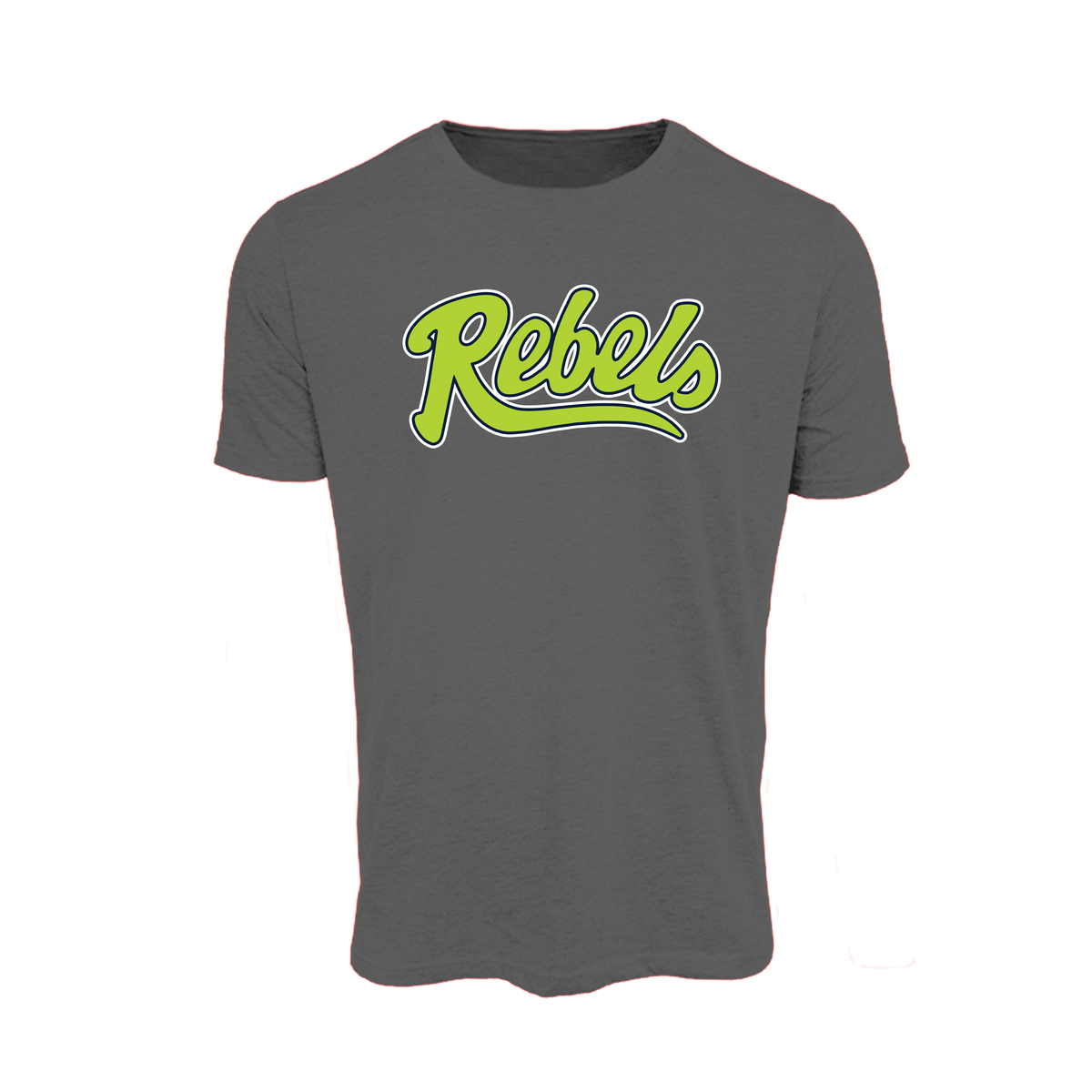 Rebels West Michigan Fastpitch (Scott) 2026- T-Shirt 3 (Charcoal)