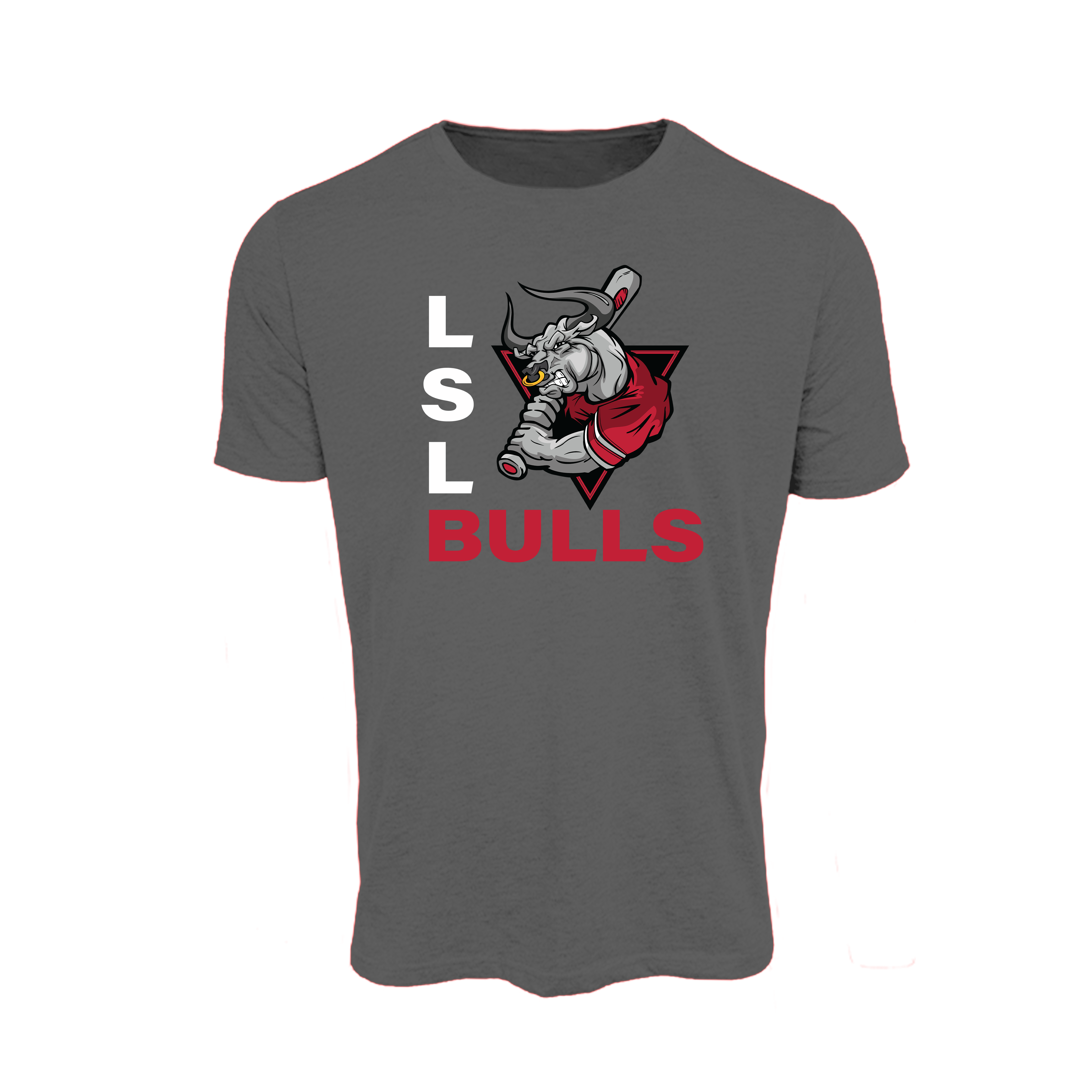 LSL Bulls- T-Shirt 4 (Charcoal)
