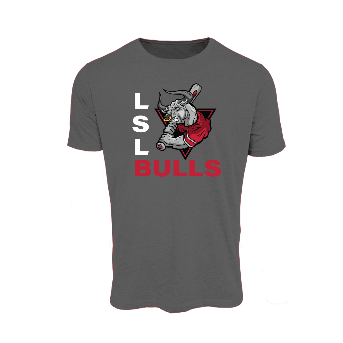 LSL Bulls- T-Shirt 4 (Charcoal)