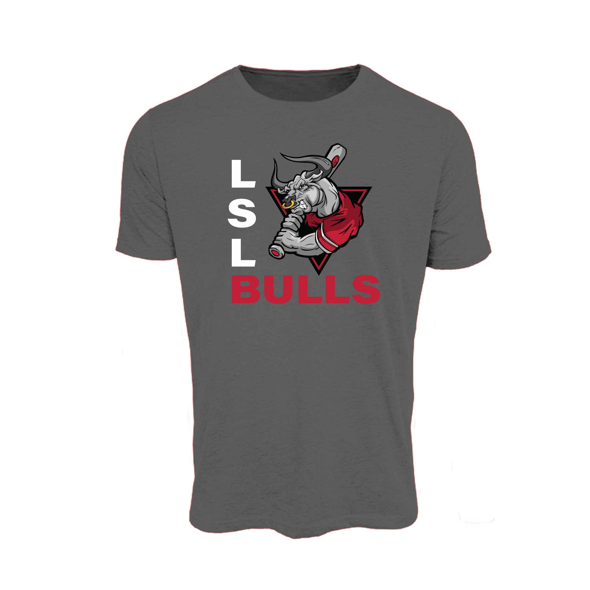 LSL Bulls- T-Shirt 4 (Charcoal)
