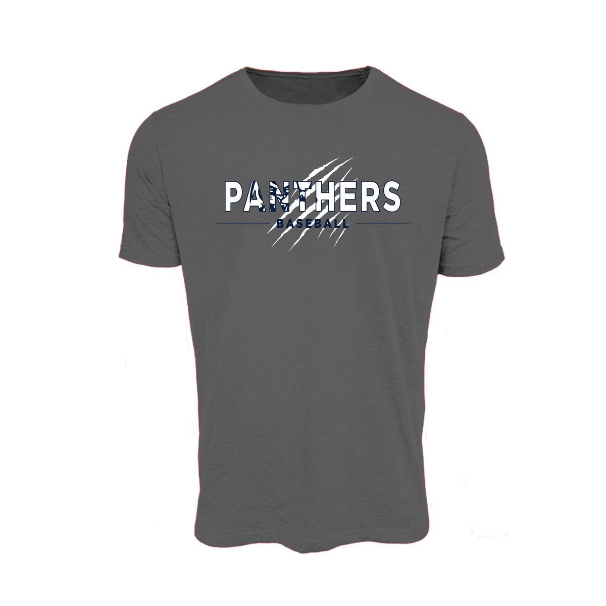 Panthers Baseball (Bowman)- T-Shirt 4 (Charcoal)