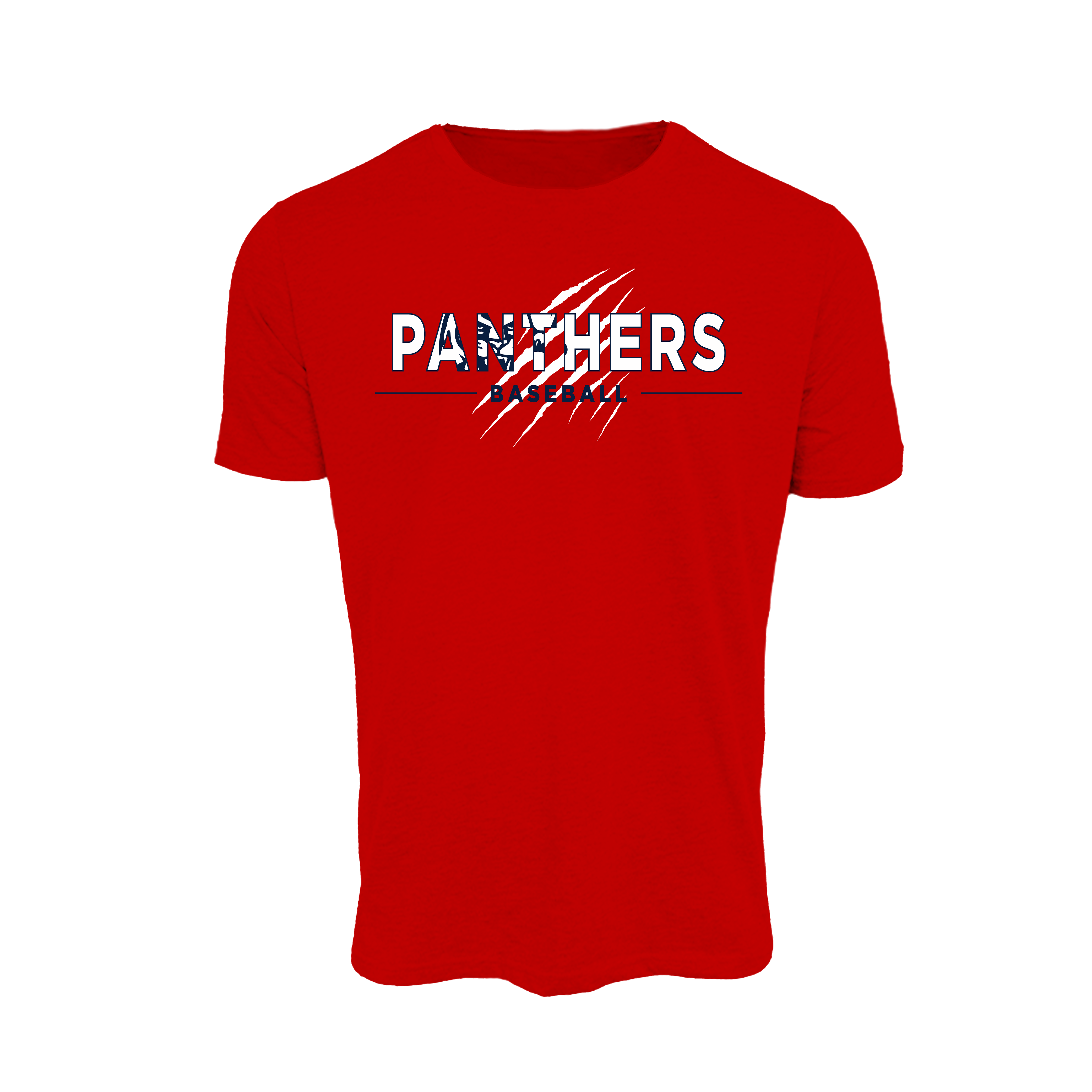 Panthers Baseball (Bowman)- T-Shirt 4 (Red)