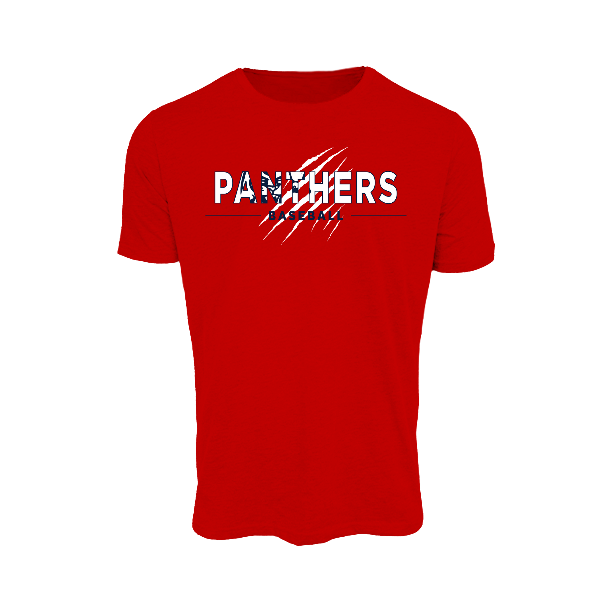 Panthers Baseball (Bowman)- T-Shirt 4 (Red)