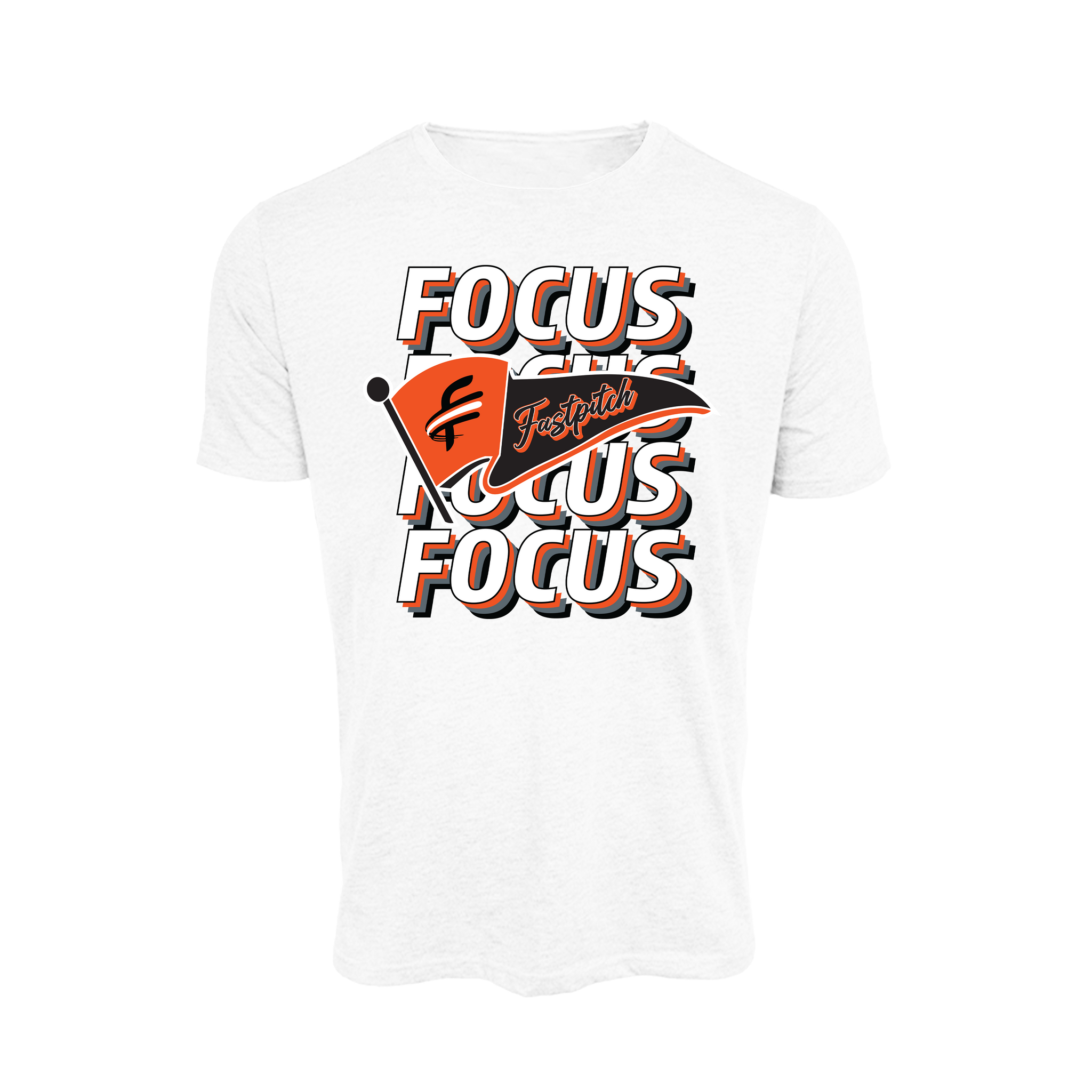 Focus Fastpitch (McCans)- T Shirt 4 (White)