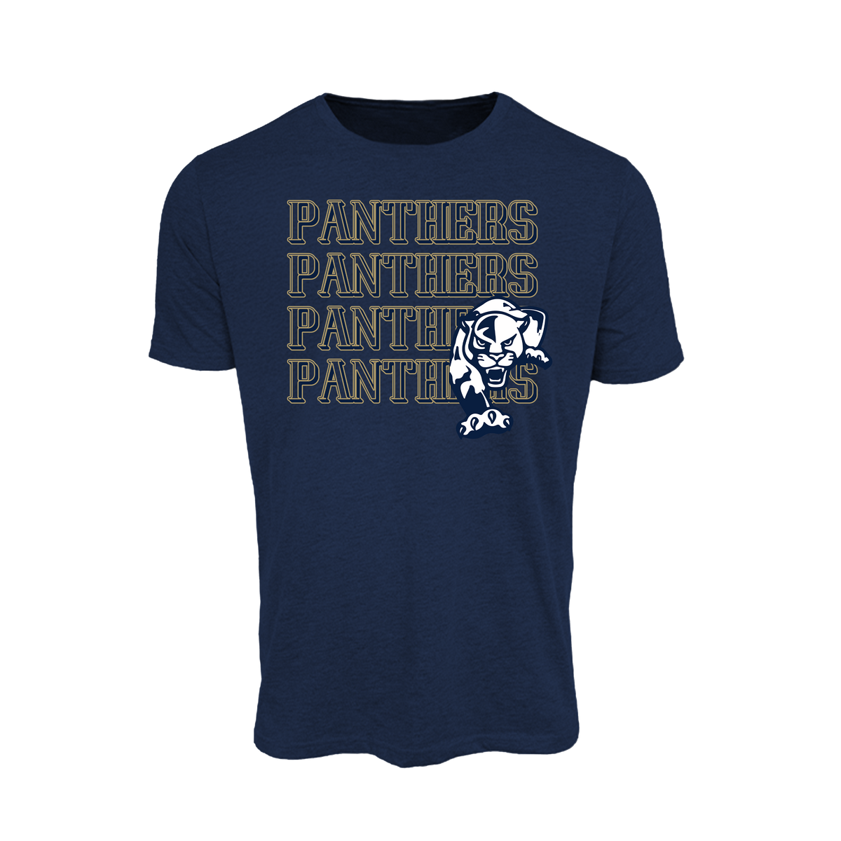 Panthers Baseball (Bowman)- T-Shirt 5 (Navy)