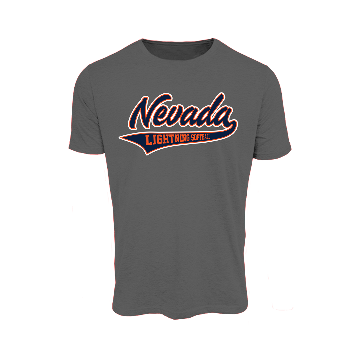 NV Lightning Fastpitch (Kittilsen)- T Shirt 7 (Charcoal)