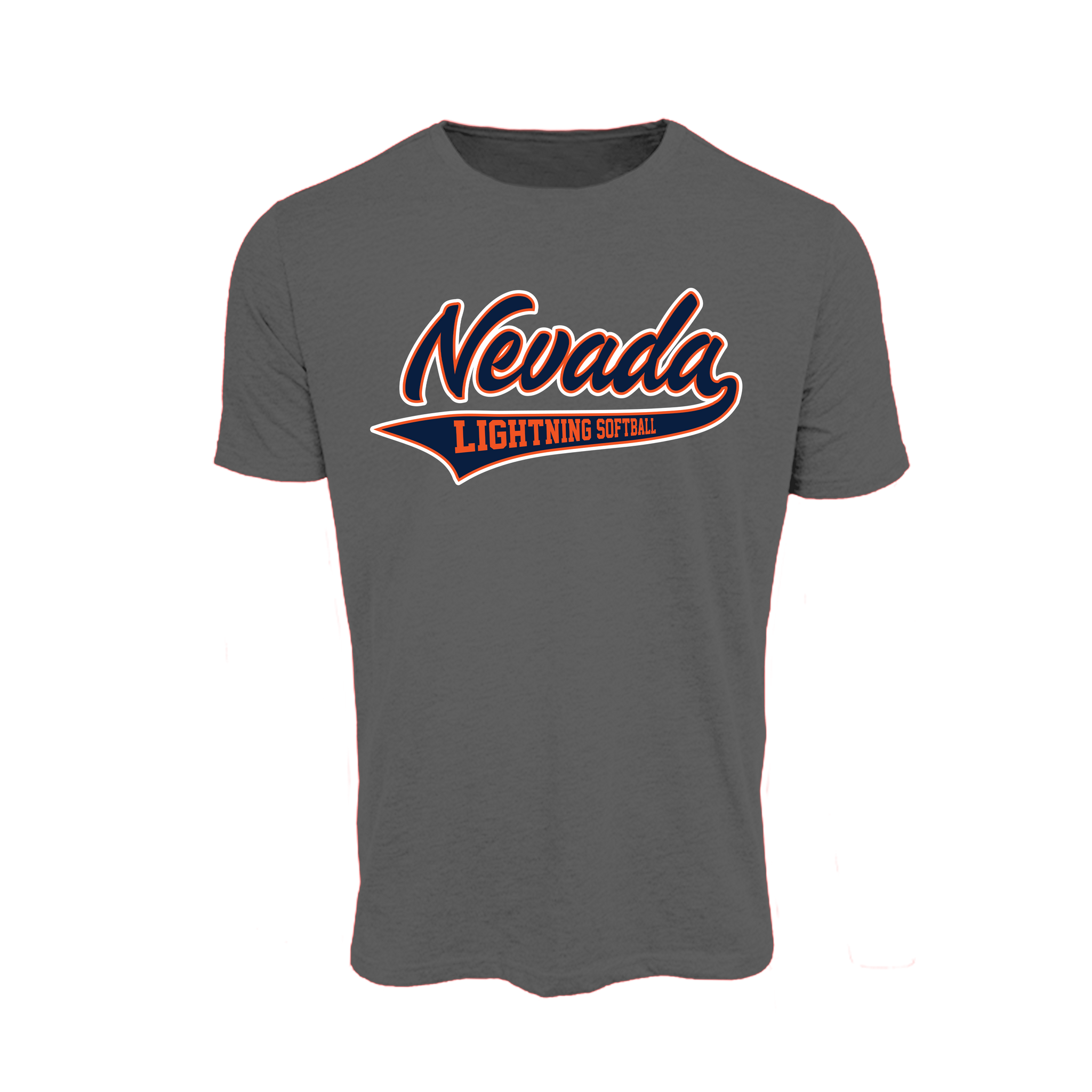 NV Lightning Fastpitch (Kittilsen)- T Shirt 7 (Charcoal)