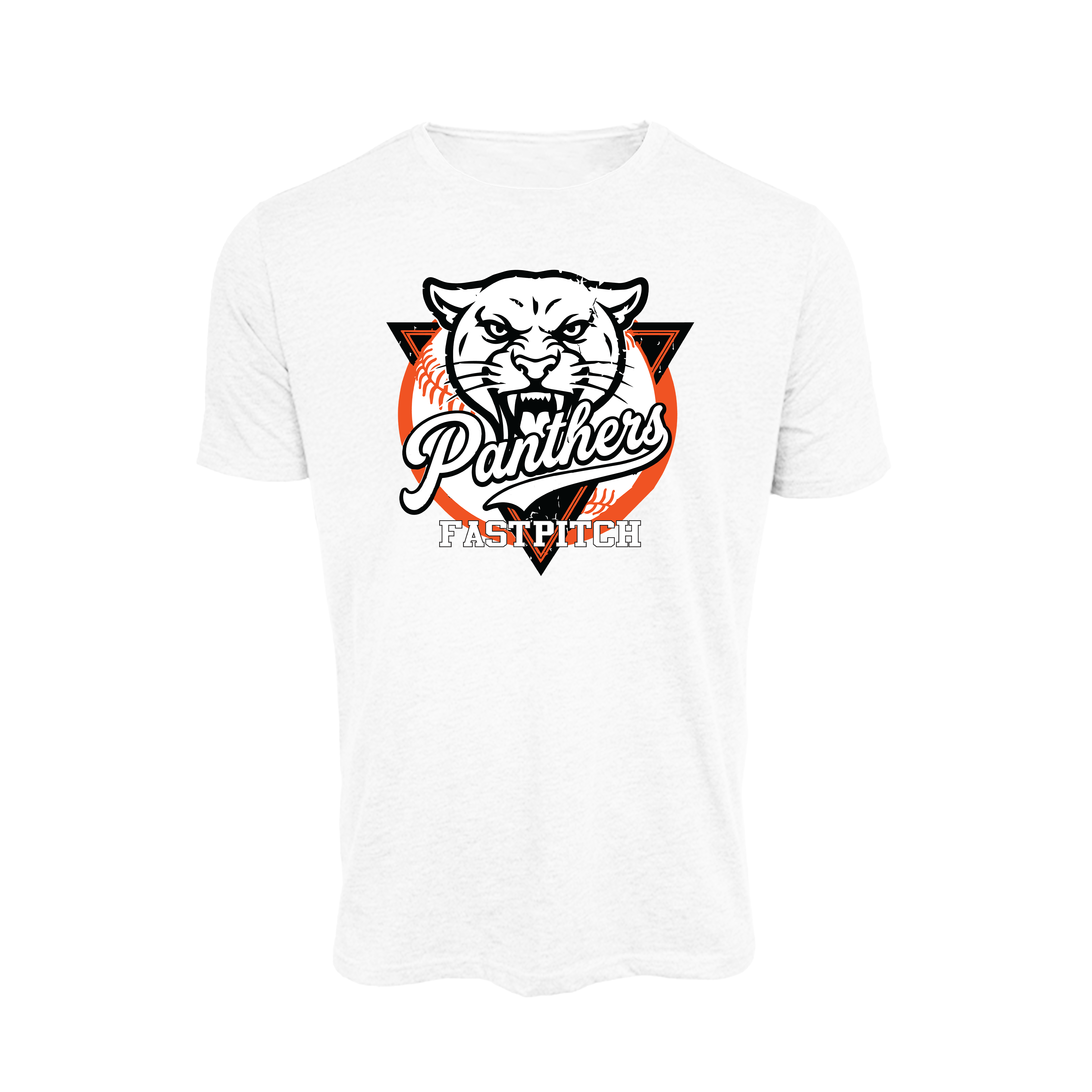 Jr Panthers Fastpitch (Oppendike)- T-Shirt 7 (White)