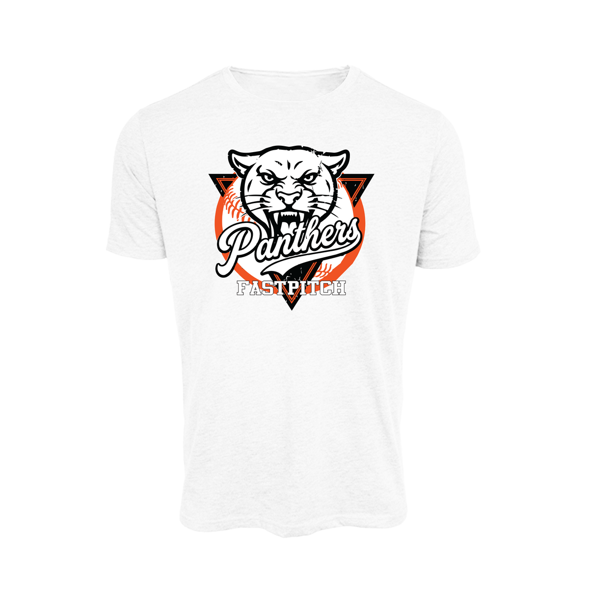 Jr Panthers Fastpitch (Oppendike)- T-Shirt 7 (White)