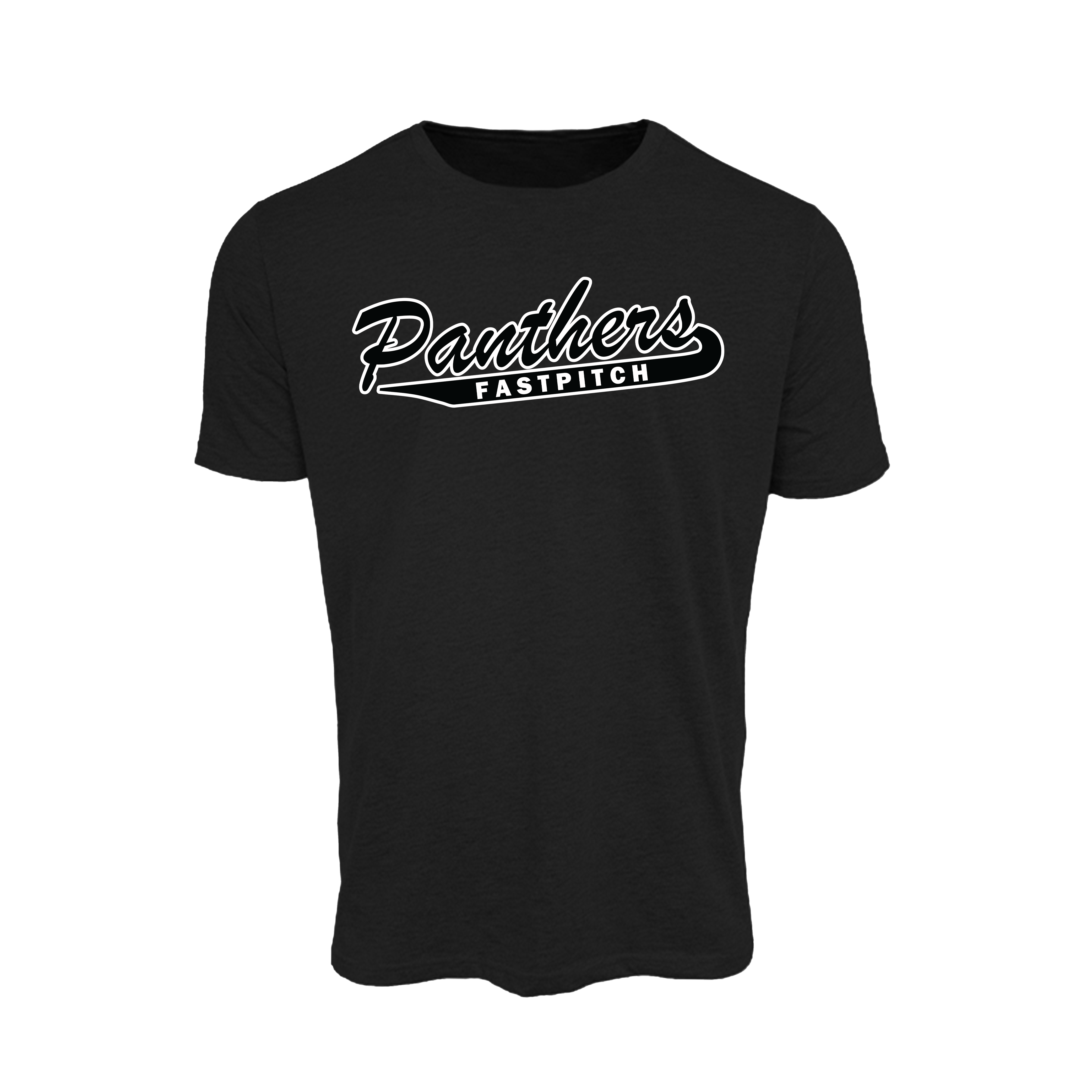 Jr Panthers Fastpitch (Oppendike)- T-Shirt 2 (Black)