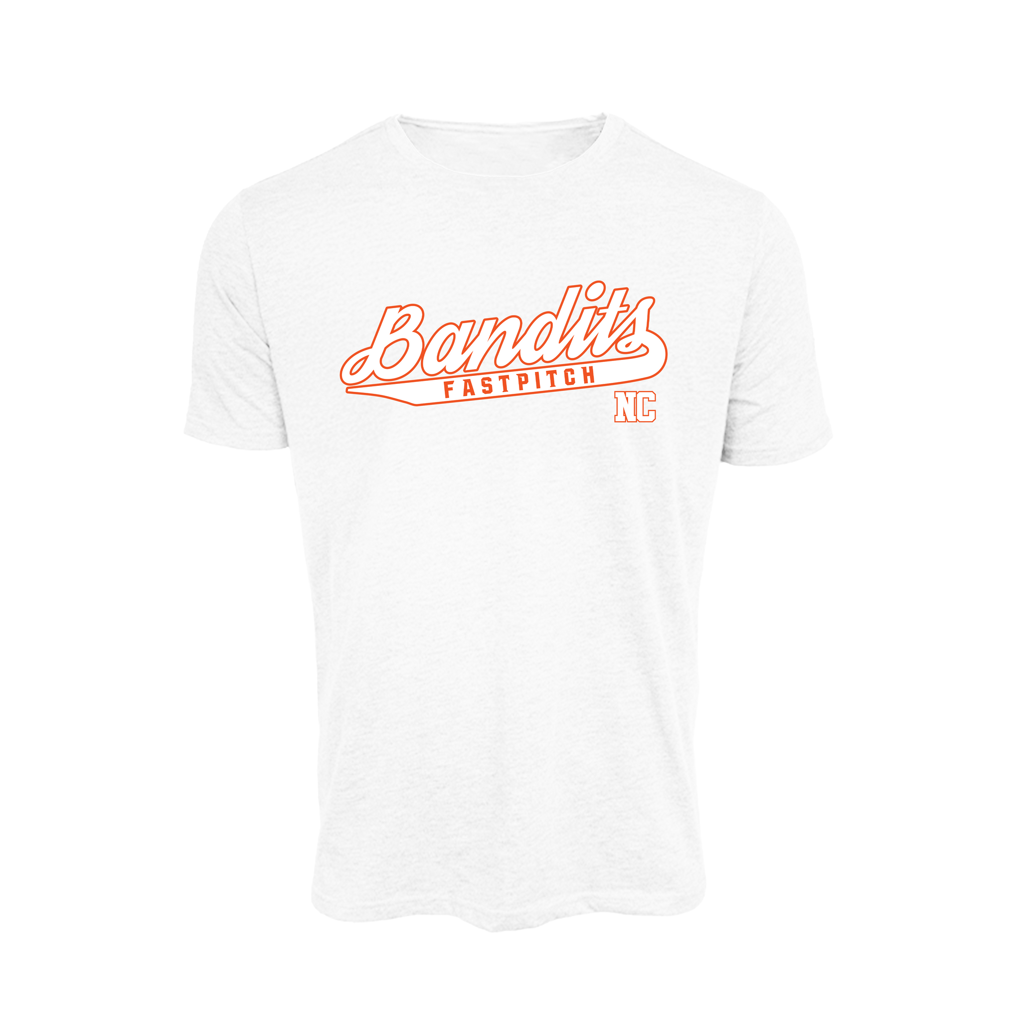 Bandits NC Fastpitch (Hatcher) 2026- T Shirt 1 (White)