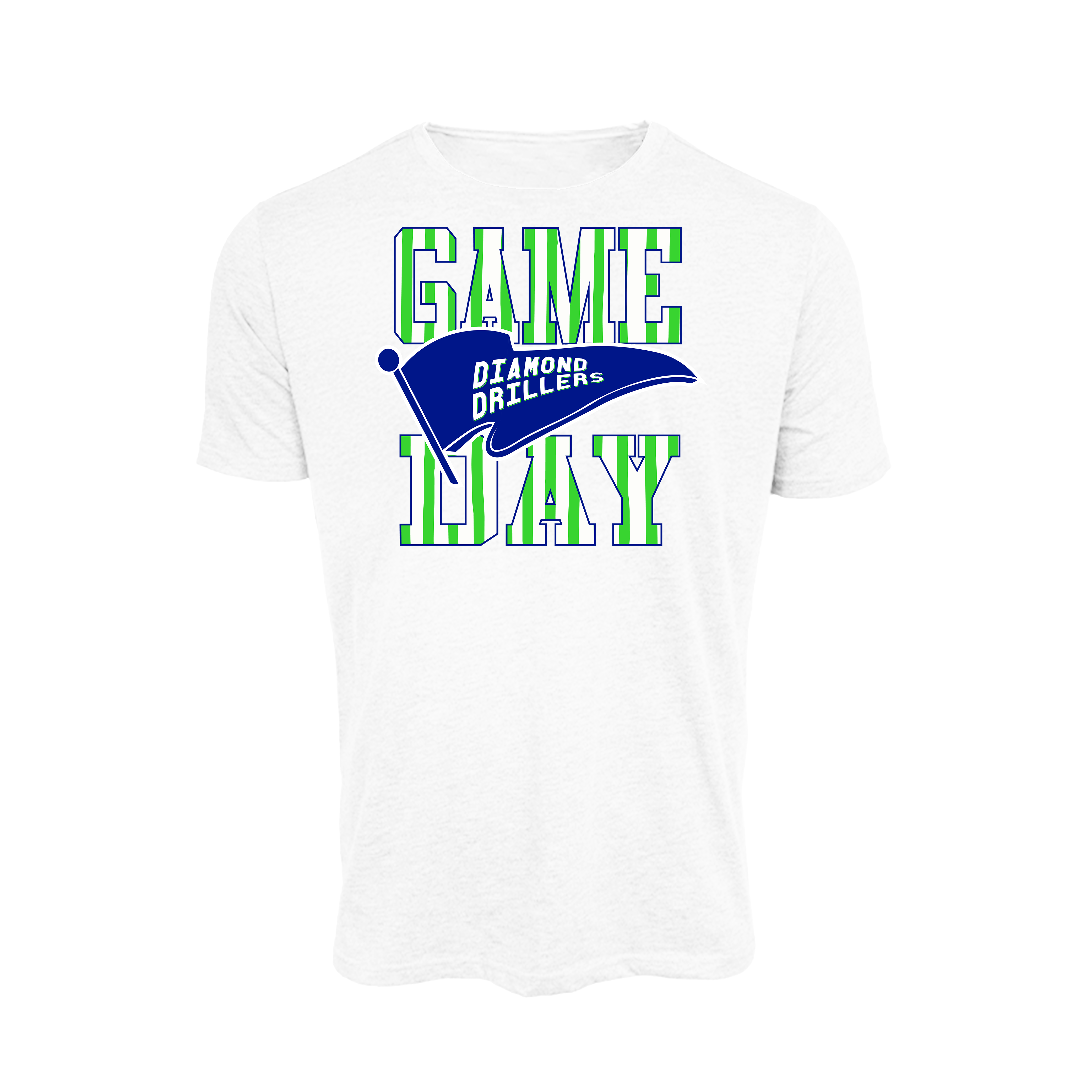 Oklahoma Diamond Drillers Baseball (Miller)- T Shirt 1 (White)