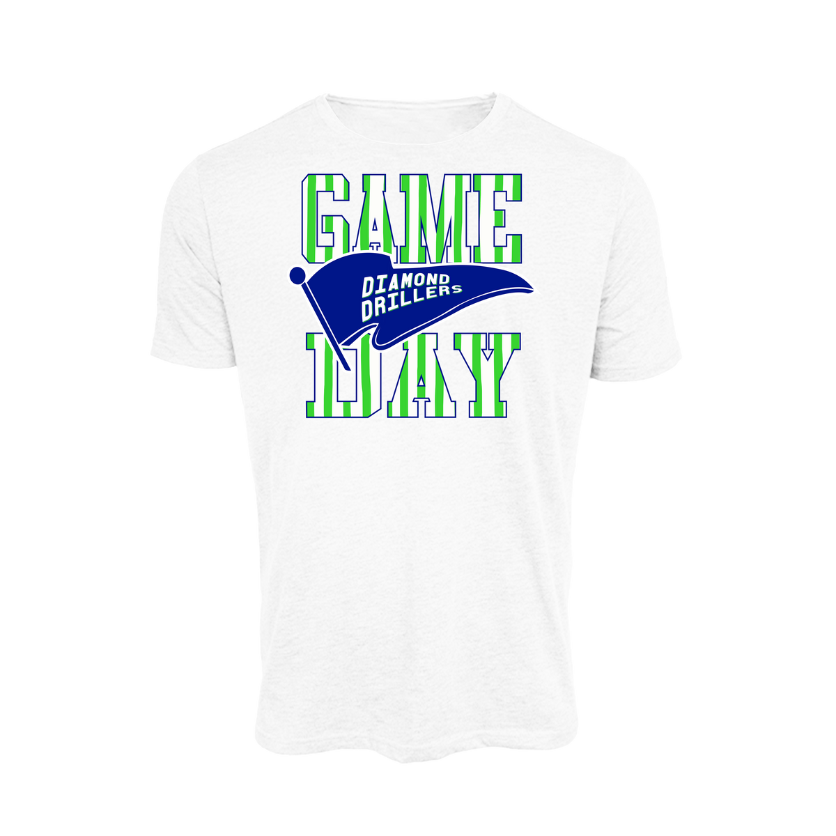 Oklahoma Diamond Drillers Baseball (Miller)- T Shirt 1 (White)