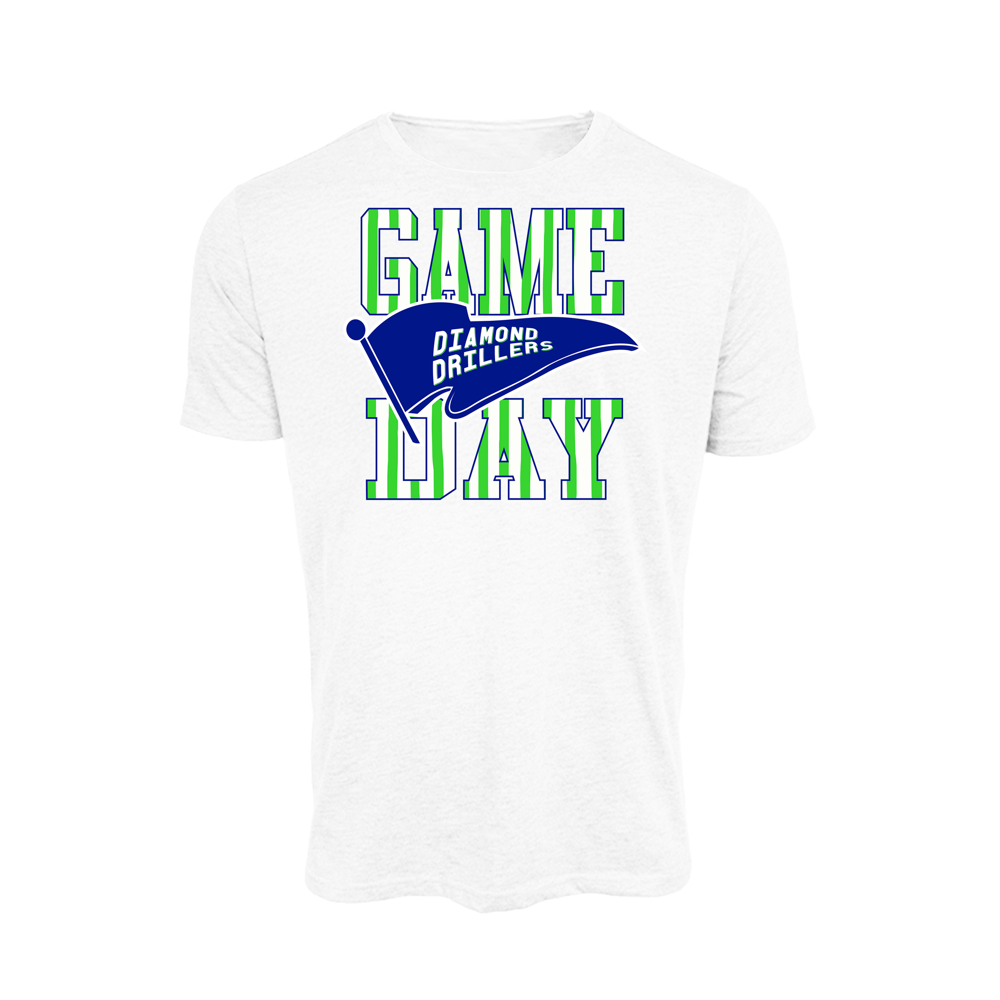 Oklahoma Diamond Drillers Baseball (Miller)- T Shirt 1 (White)