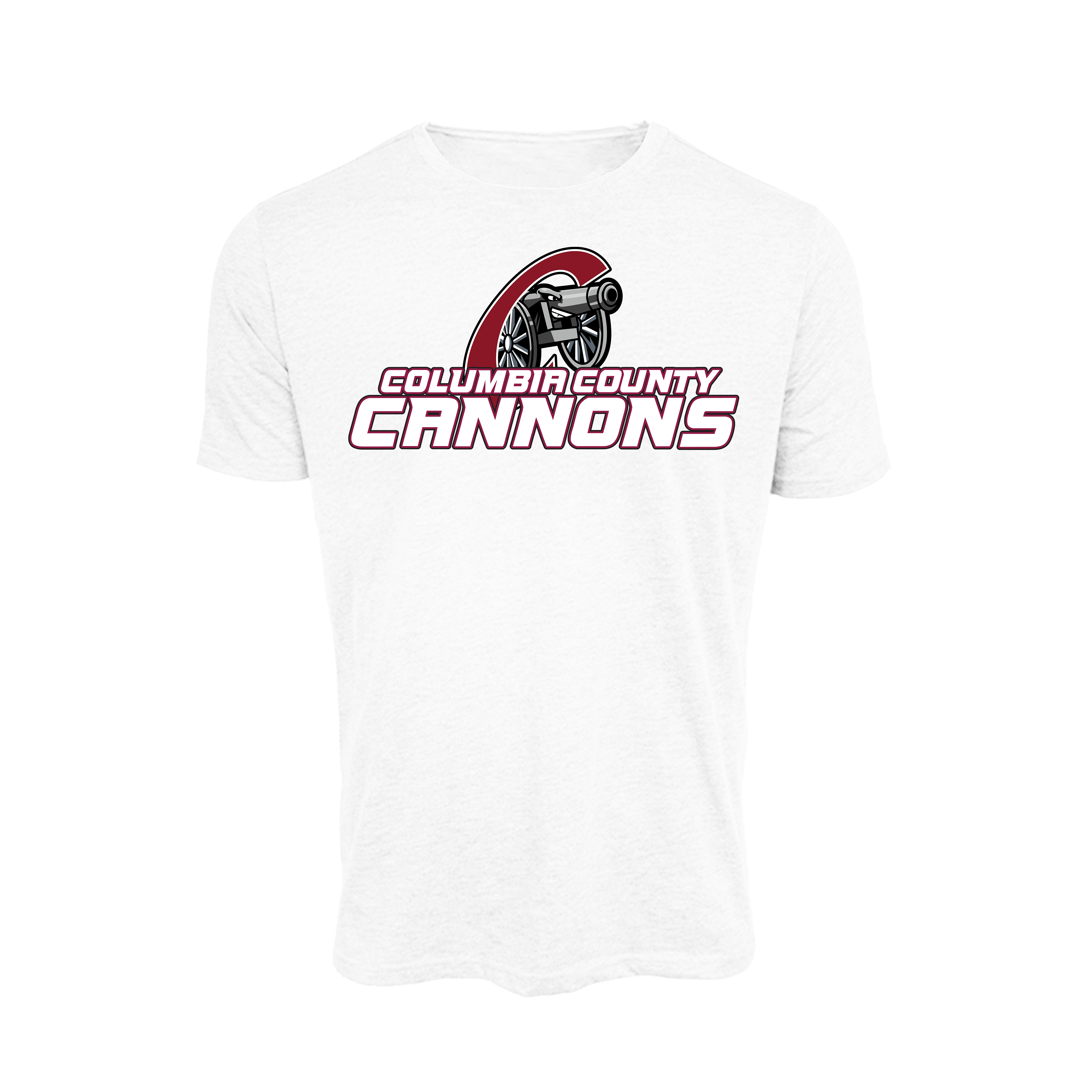Columbia County Cannons Baseball (Bentley)- T Shirt 1 (White)
