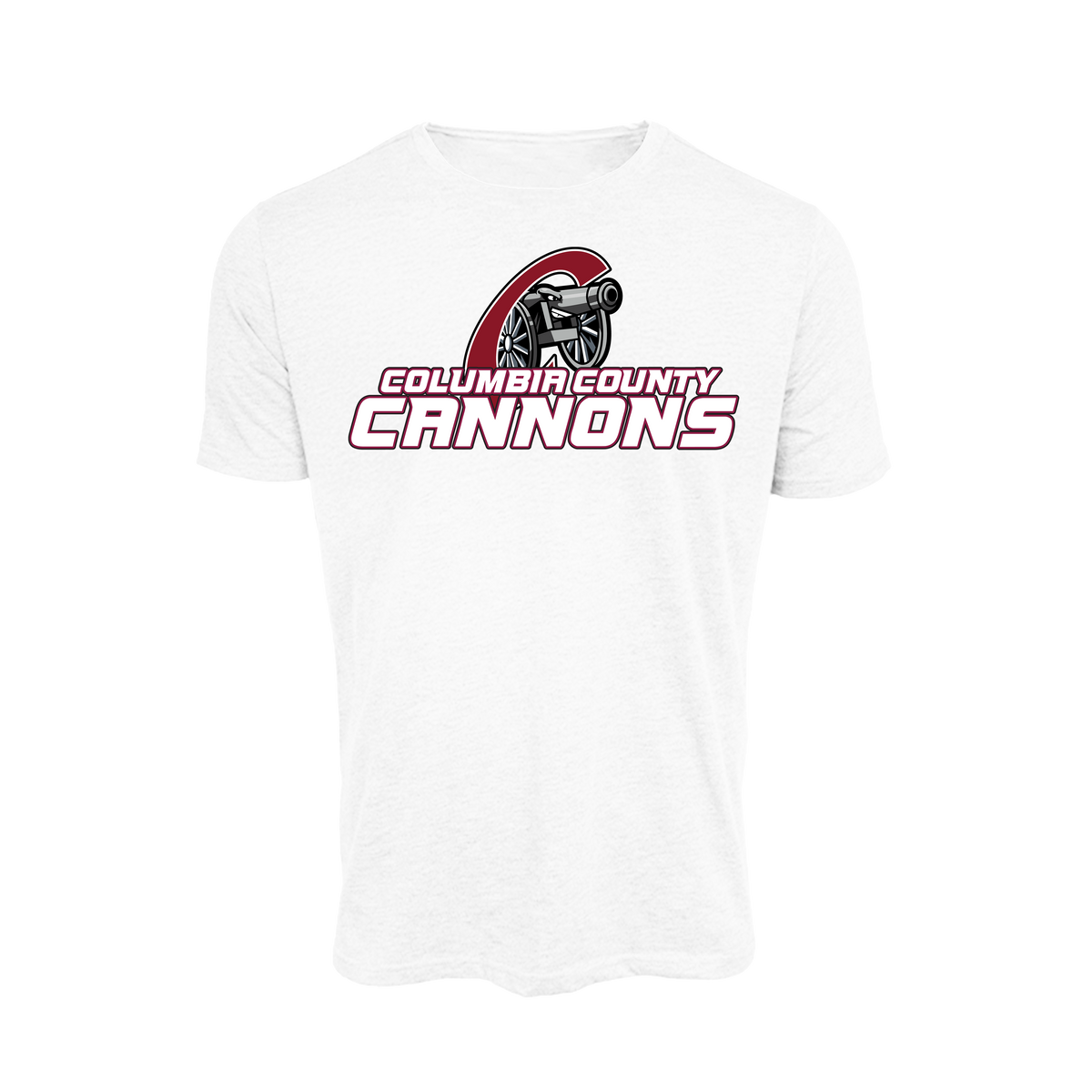 Columbia County Cannons Baseball (Bentley)- T Shirt 1 (White)
