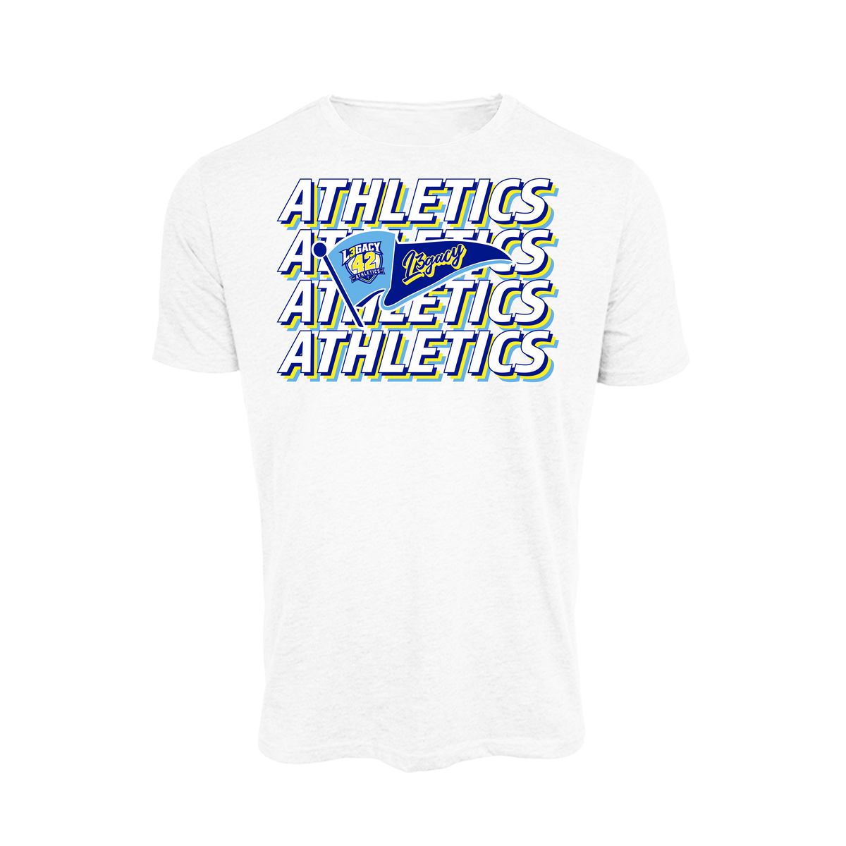 L3gacy 42 Athletics- T Shirt 1 (White)