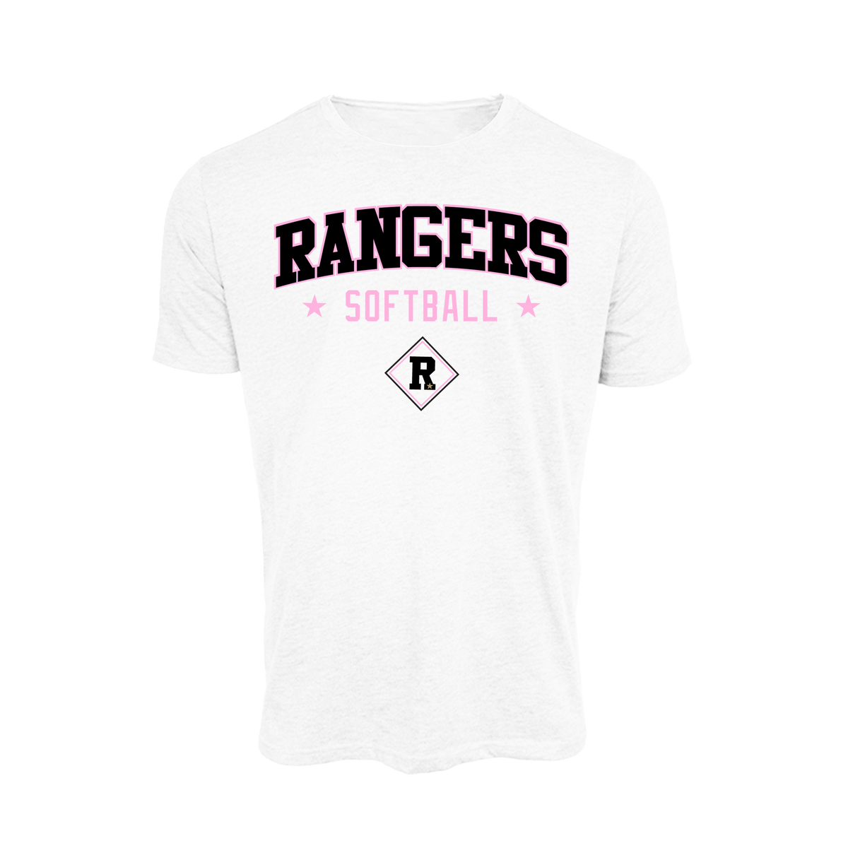 Rangers Softball Fastpitch (Dowling)- T Shirt 1 (White)