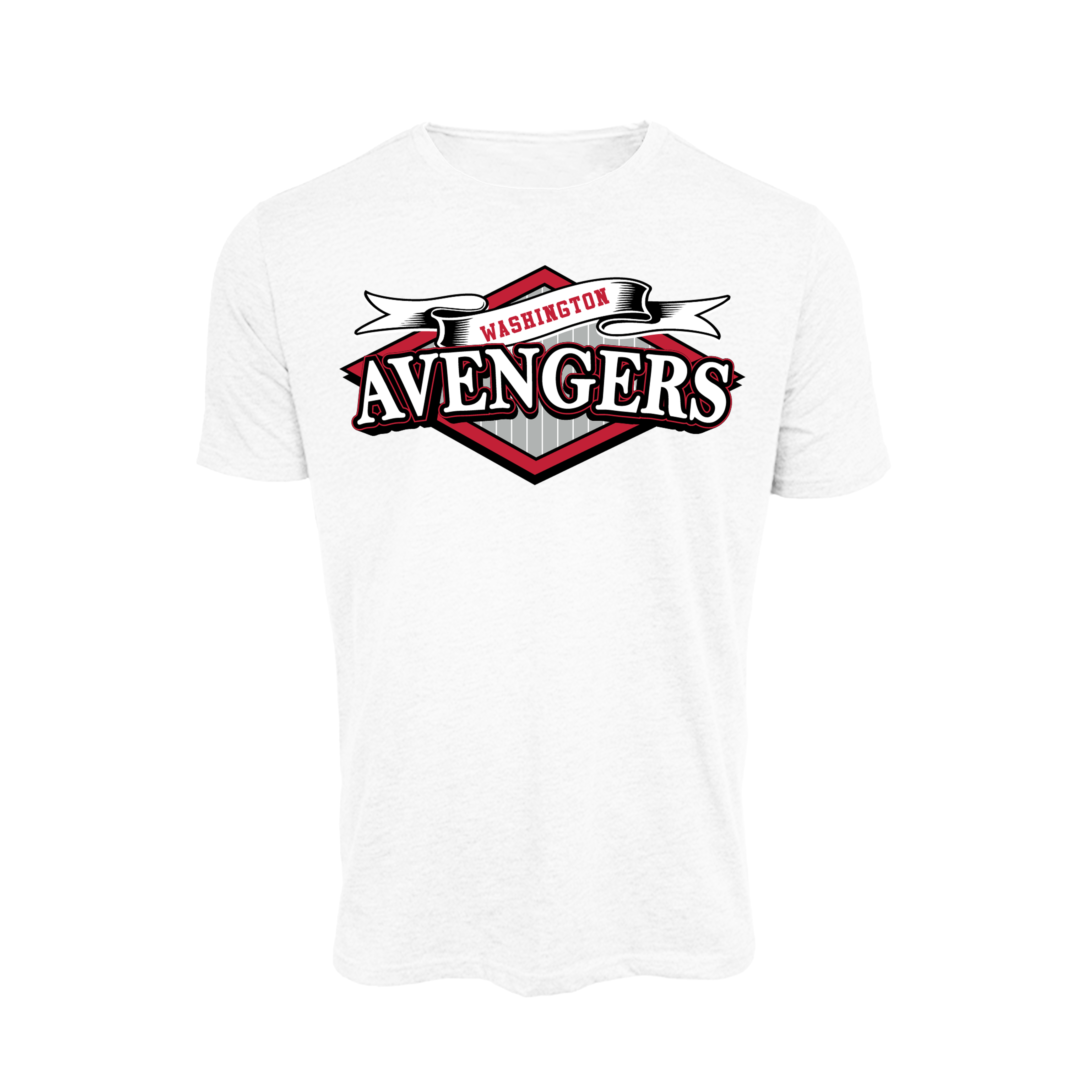 Washington Avengers (Bagley) Baseball- T Shirt 1 (White)