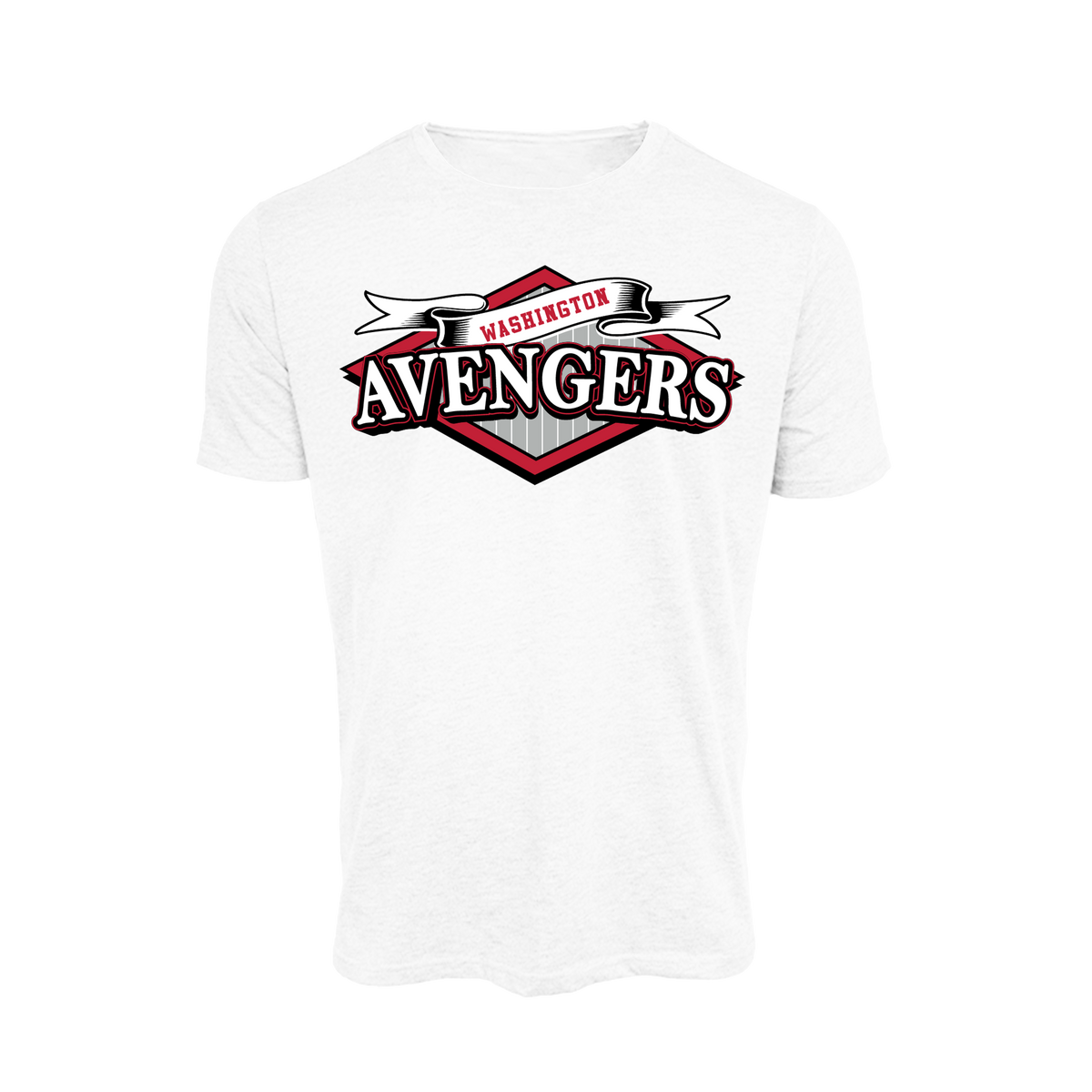 Washington Avengers (Bagley) Baseball- T Shirt 1 (White)