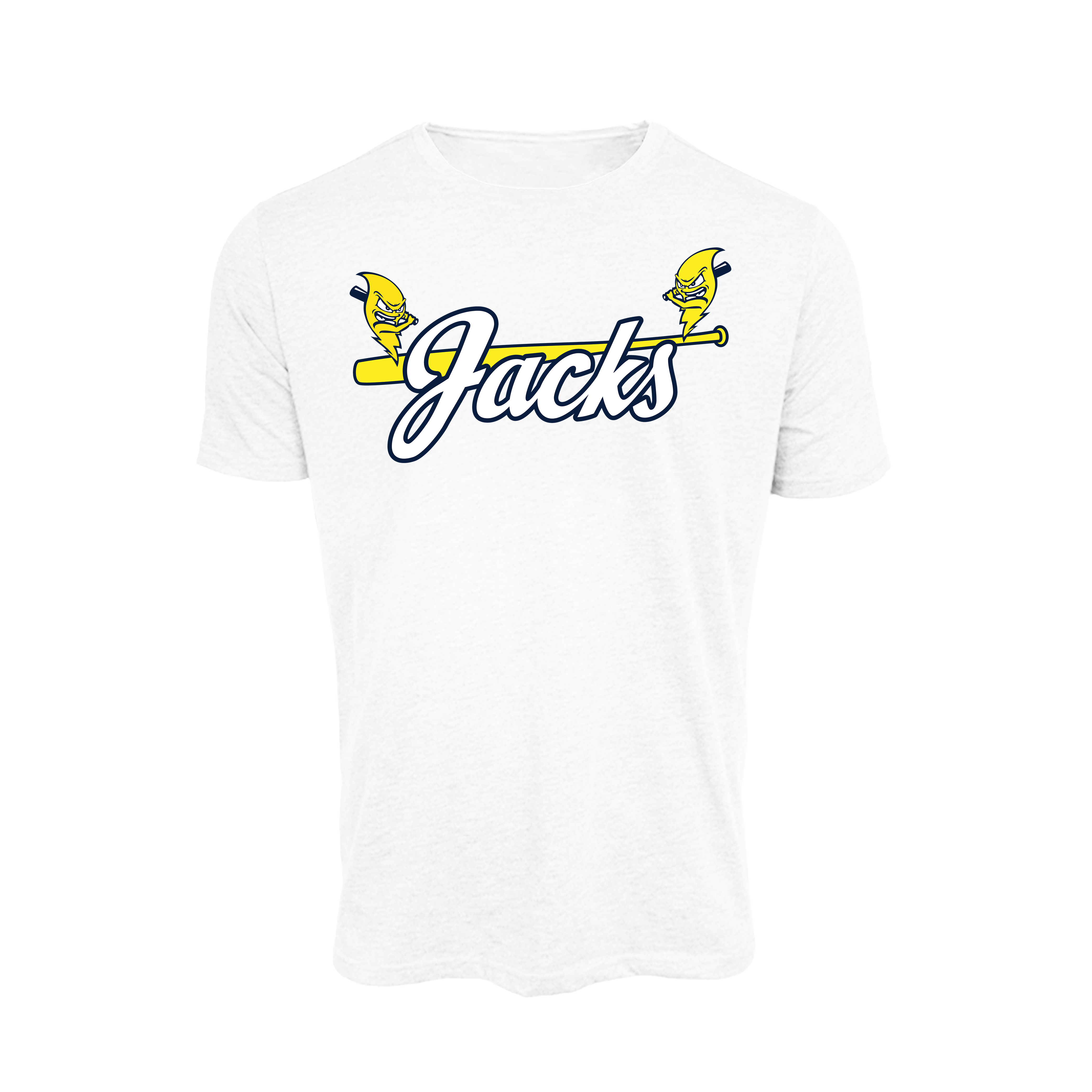 Lightning Jacks Baseball (Tucker)- T Shirt 1 (White)