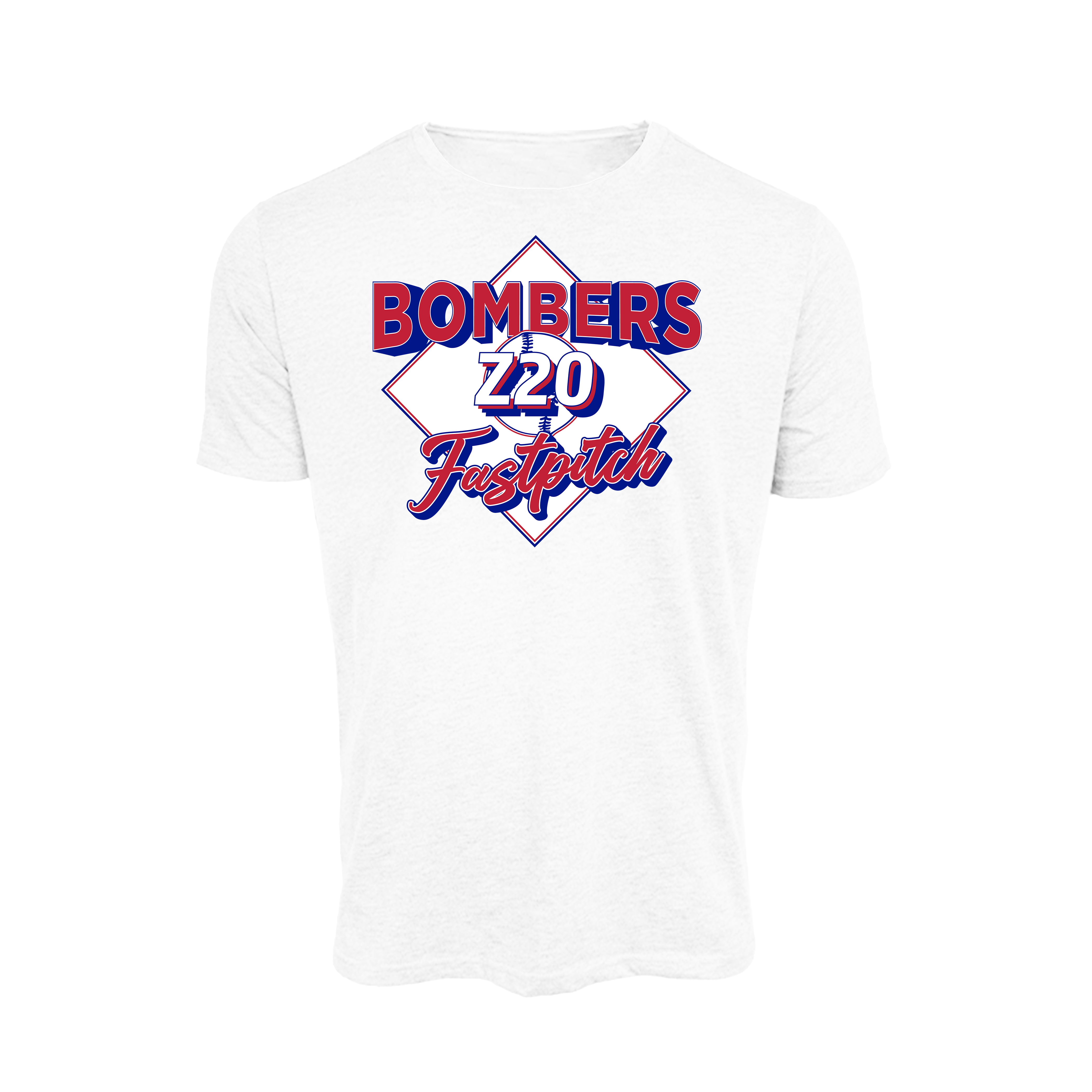 Z20 Bombers Fastpitch (Caby) 2026- T Shirt 1 (White)