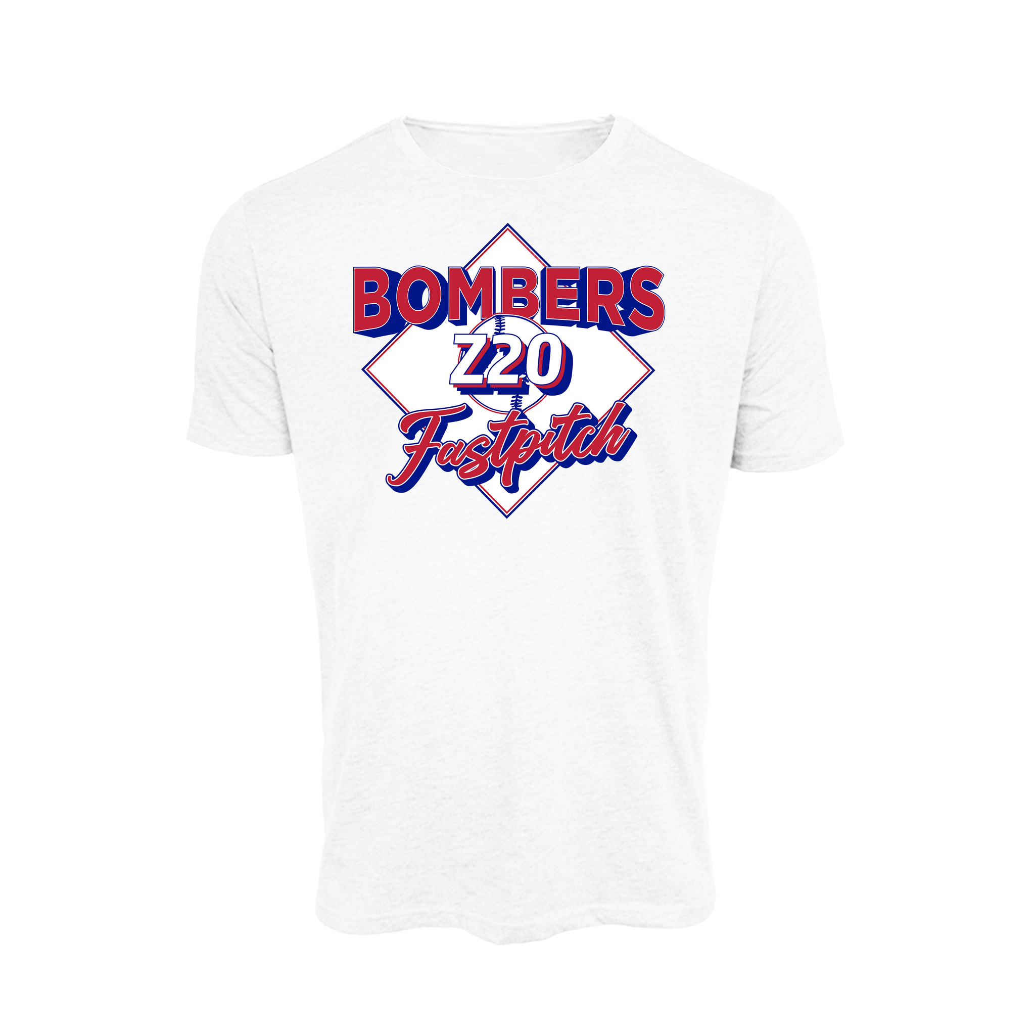Z20 Bombers Fastpitch (Caby) 2026- T Shirt 1 (White)