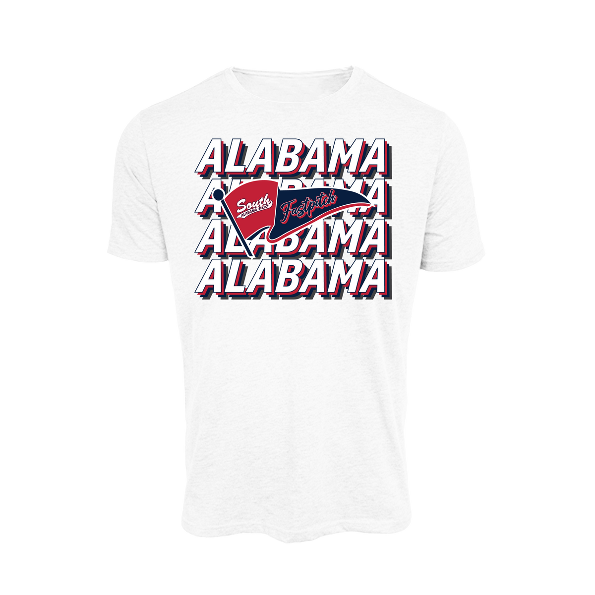 South Alabama Select Fastpitch (Nicolaidis)- T Shirt 1 (White)