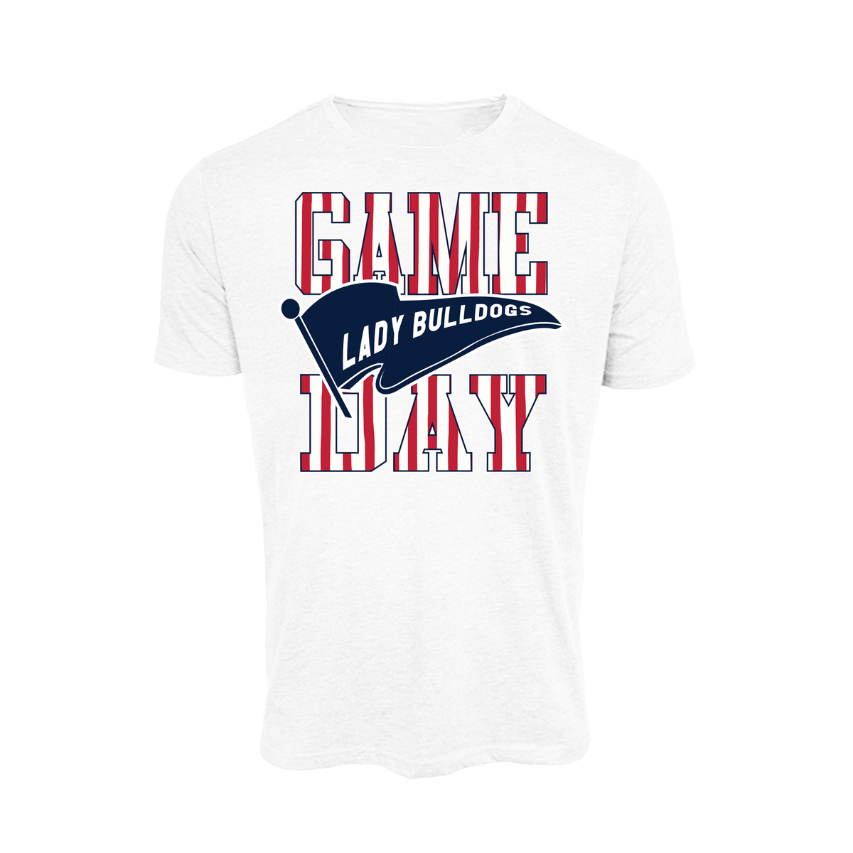 Lady Bulldogs Explosion Fastpitch (Lloyd)- T Shirt 1 (White)