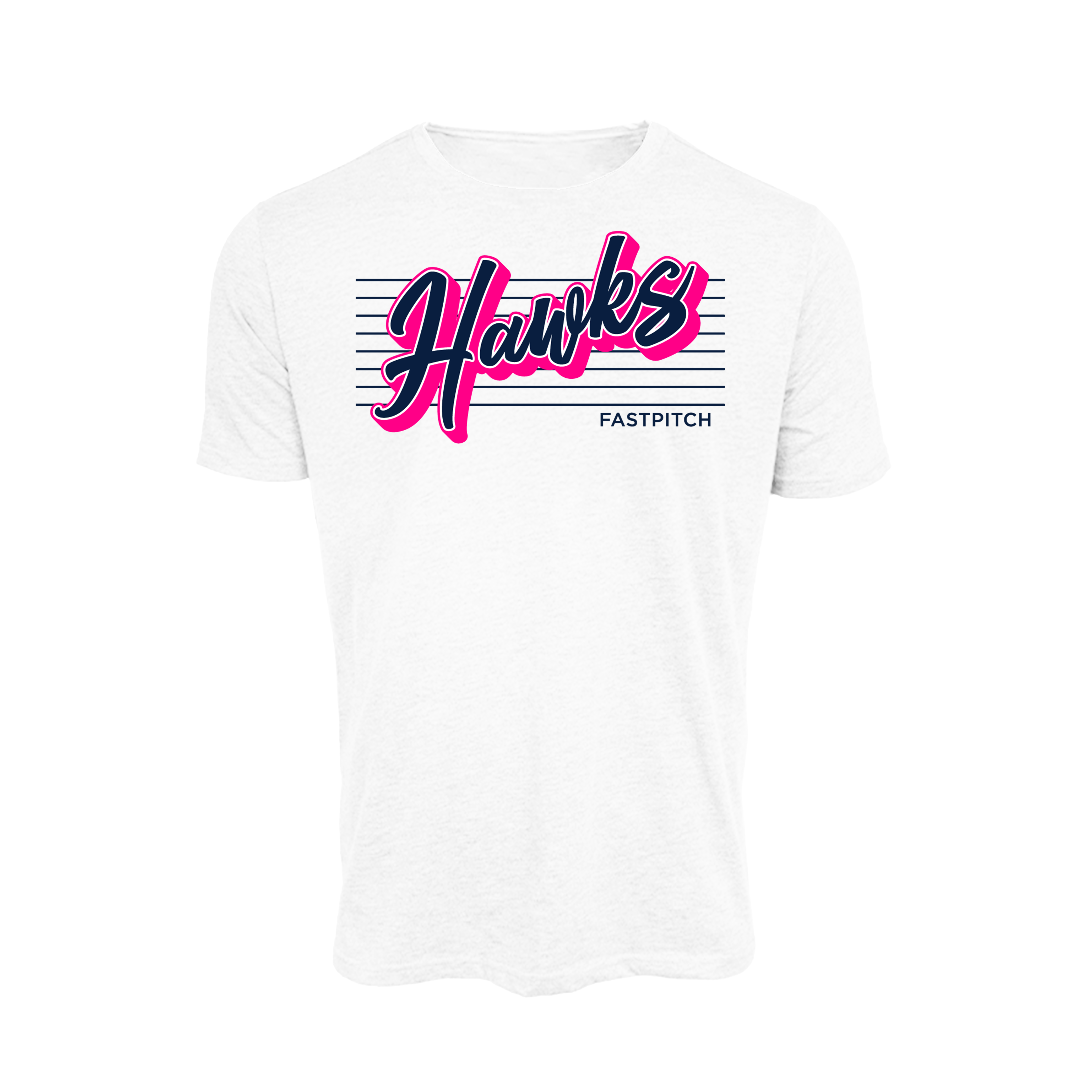 TN HAWKS (SENSING) Fastpitch- T Shirt 1 (White)
