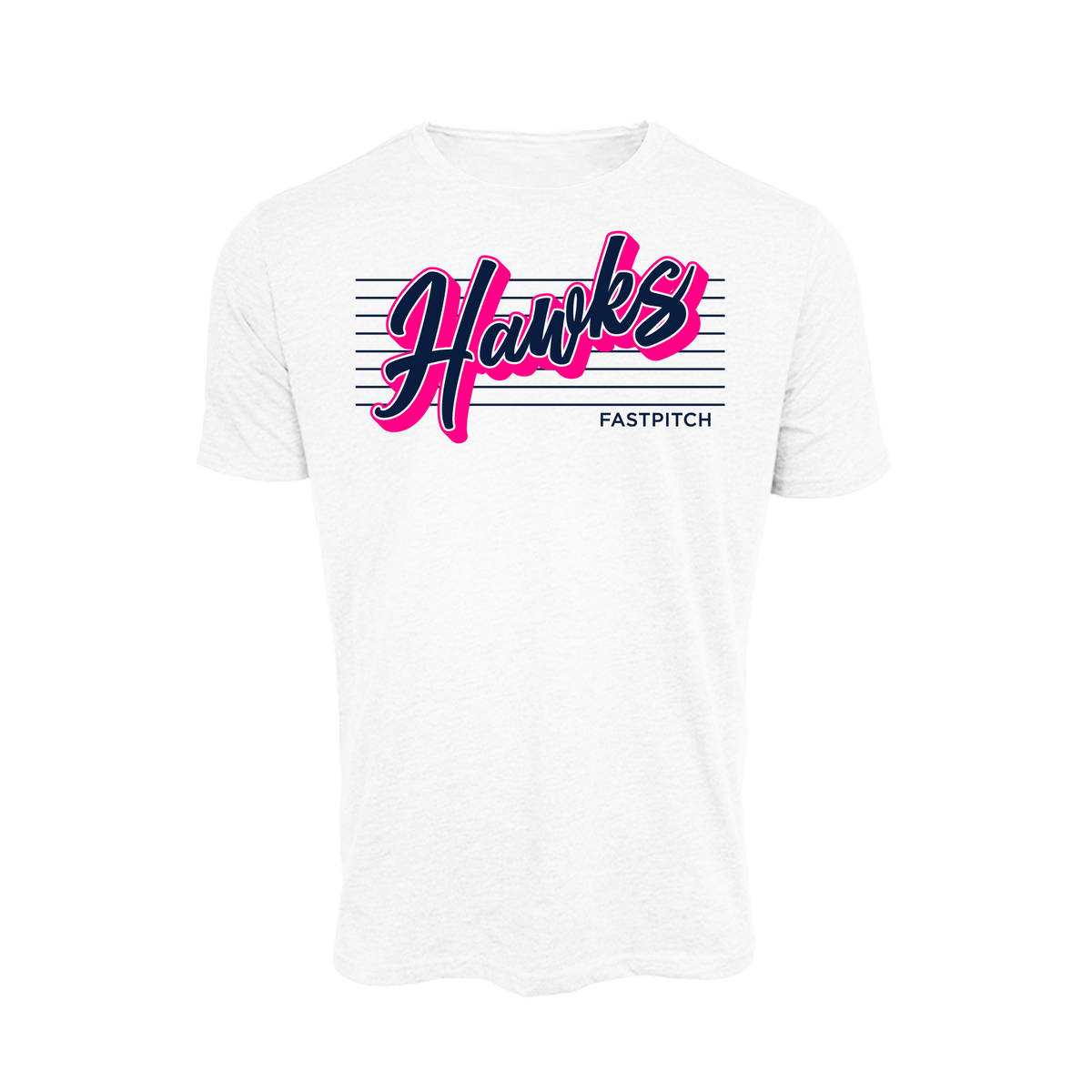 TN HAWKS (SENSING) Fastpitch- T Shirt 1 (White)