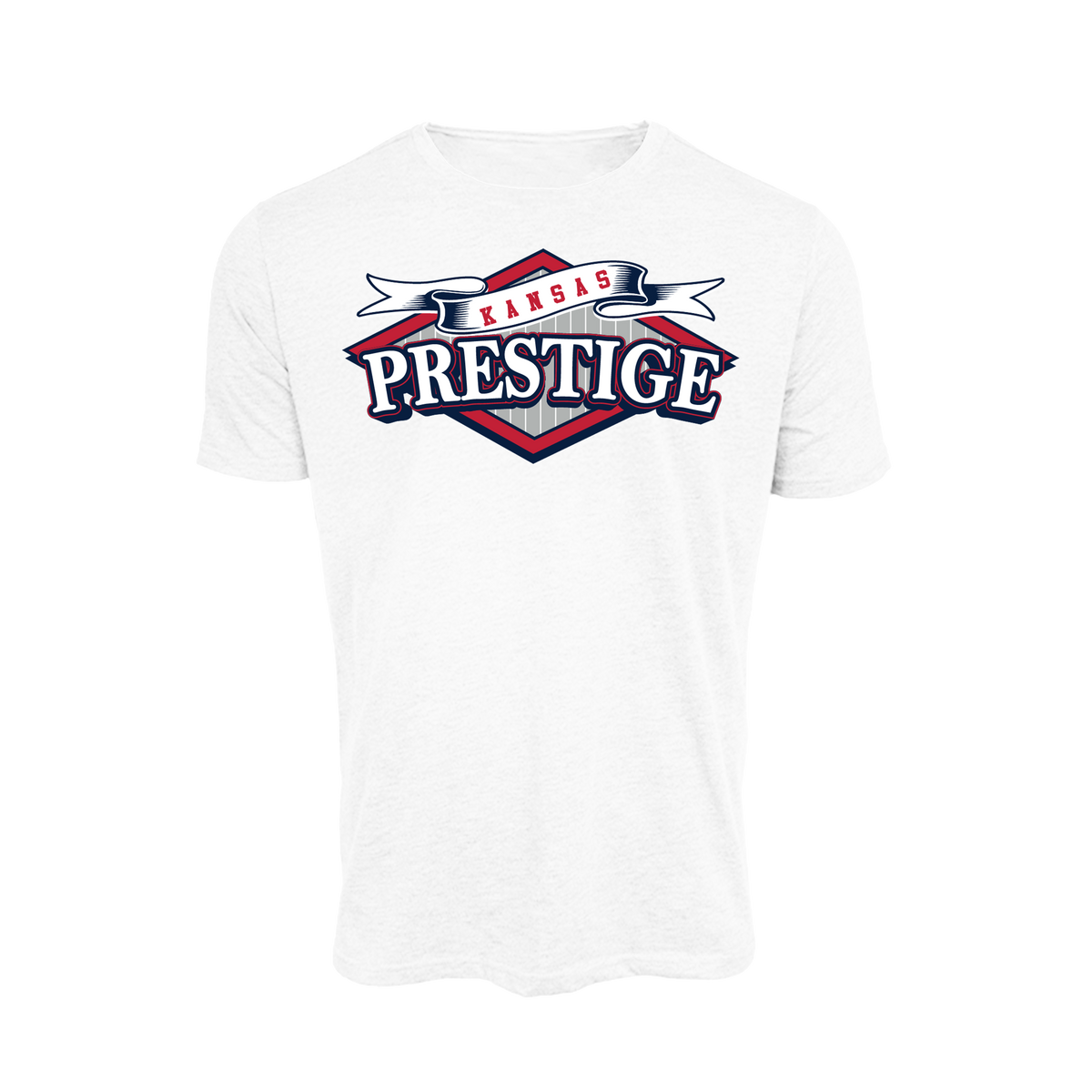 Kansas Prestige Fastpitch (Gillespie)- T Shirt 1 (White)