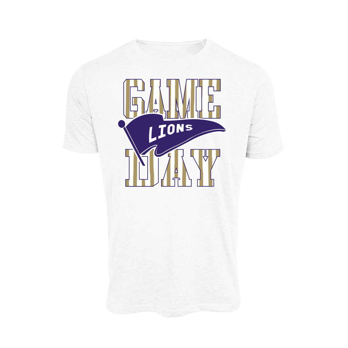 Messiah Lions Basketball 2026- T Shirt 1 (White)