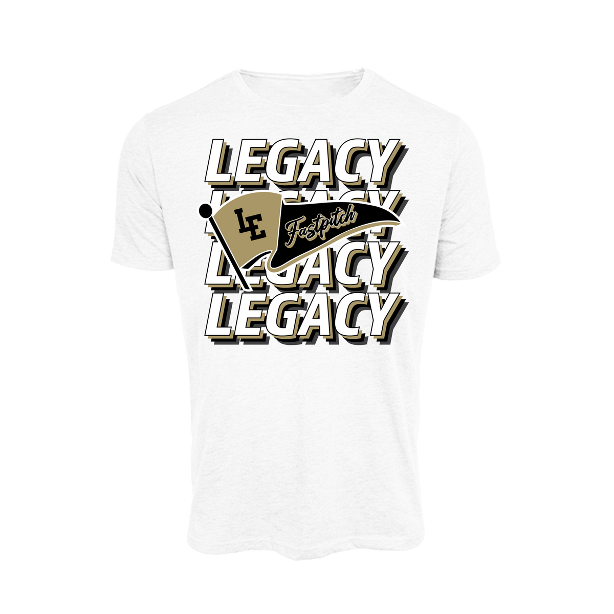 Legacy Elite 12U (Picazo) Fastpitch- T Shirt 1 (White)