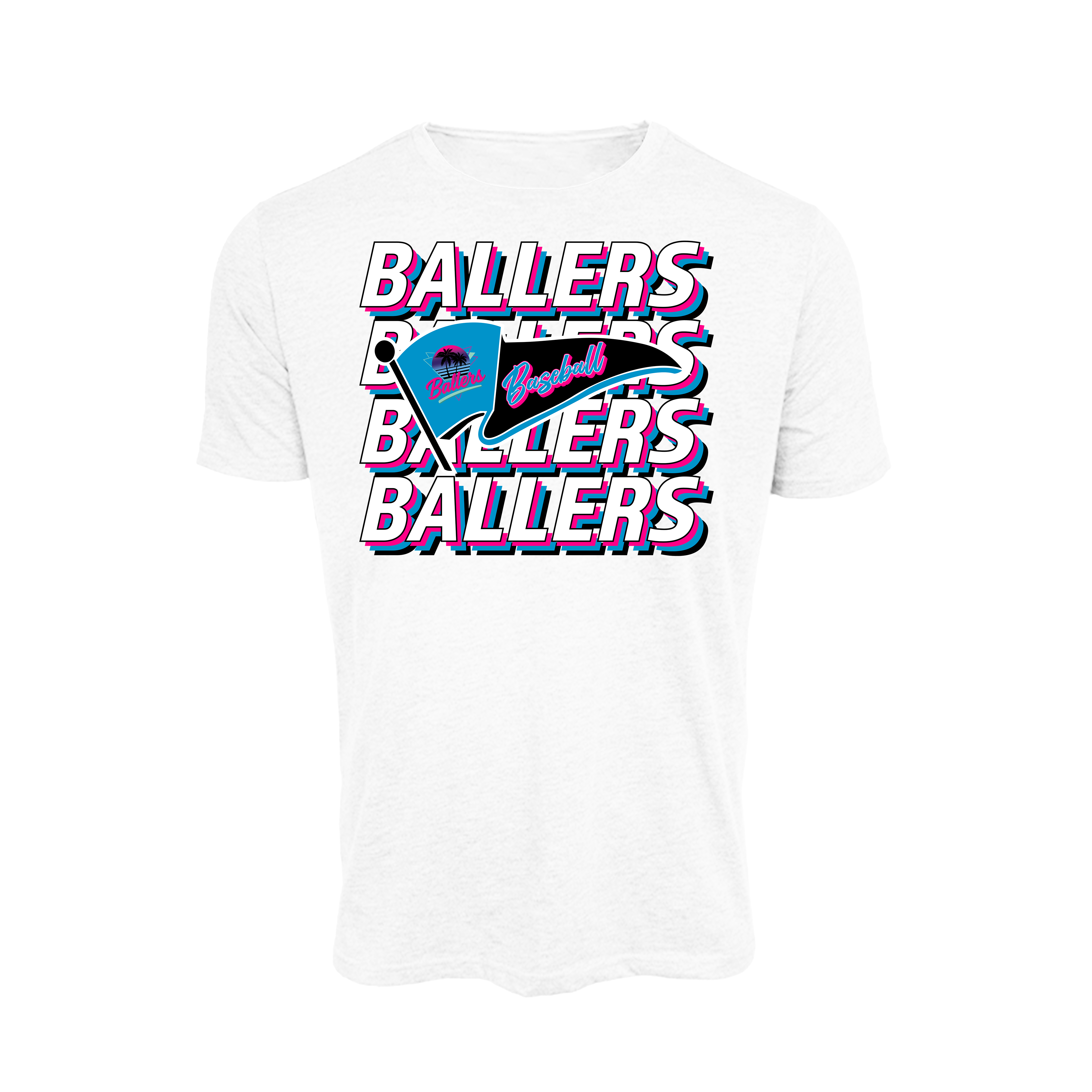 Ballers Baseball (Thigpen) 2026- T Shirt 1 (White)