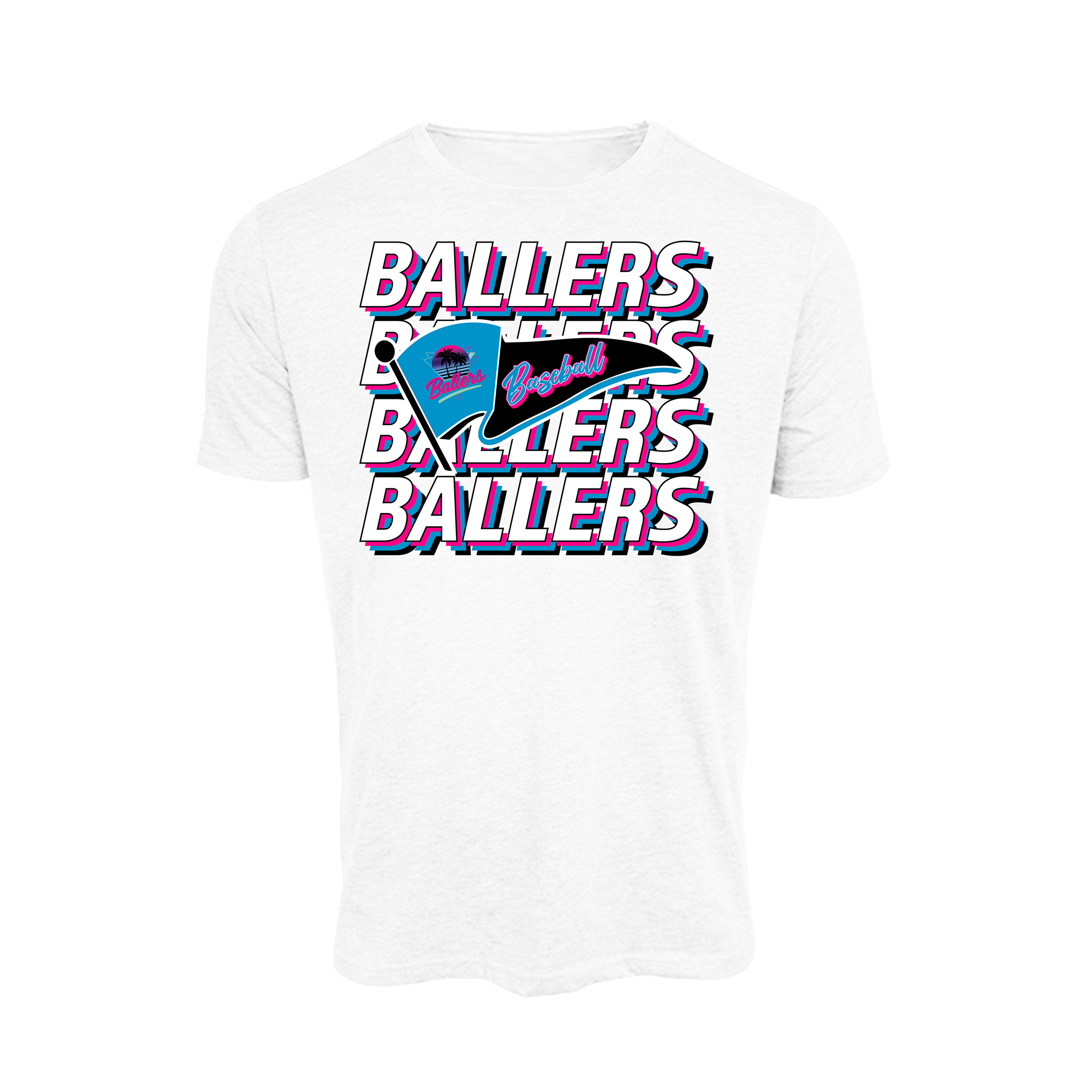 Ballers Baseball (Thigpen) 2026- T Shirt 1 (White)