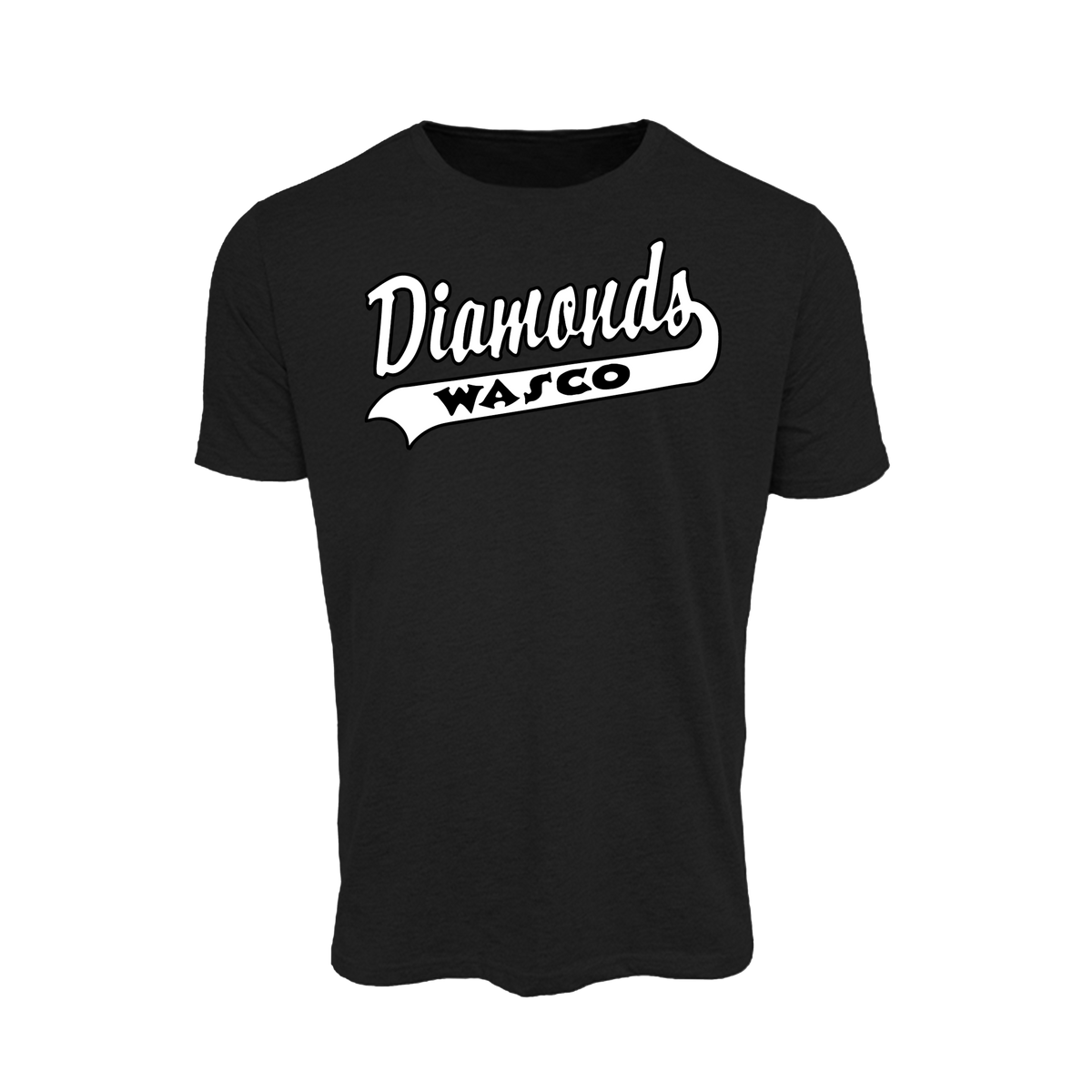 Wasco Diamonds Fastpitch (Morrow) 2026- T Shirt 2 (Black)