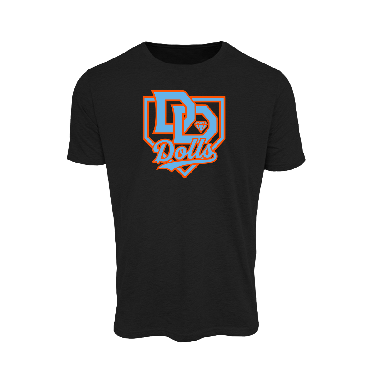 Diamond Dolls (Ozment) Fastpitch- T Shirt 2 (Black)