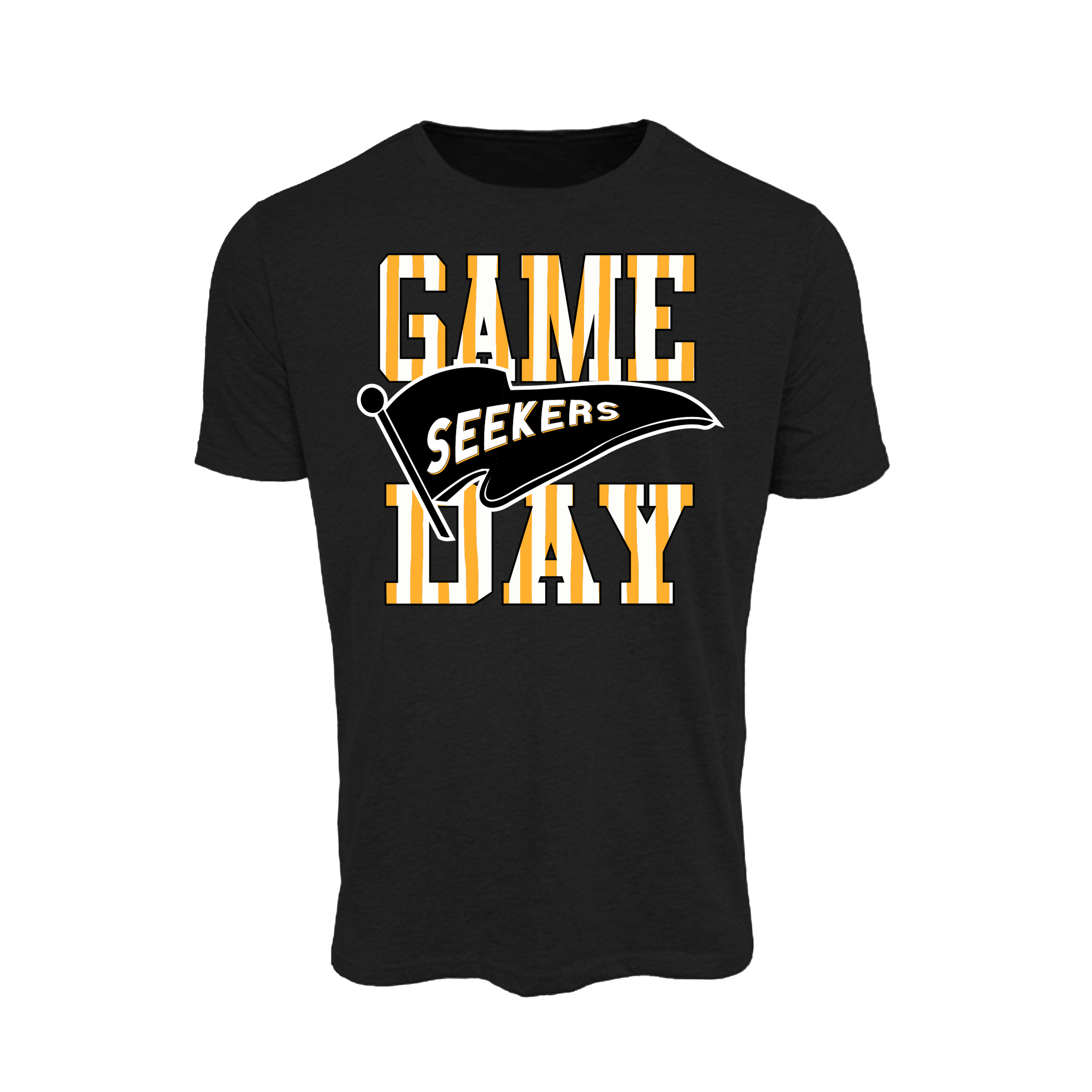 Seekers Softball (Dabney)- T Shirt 2 (Black)