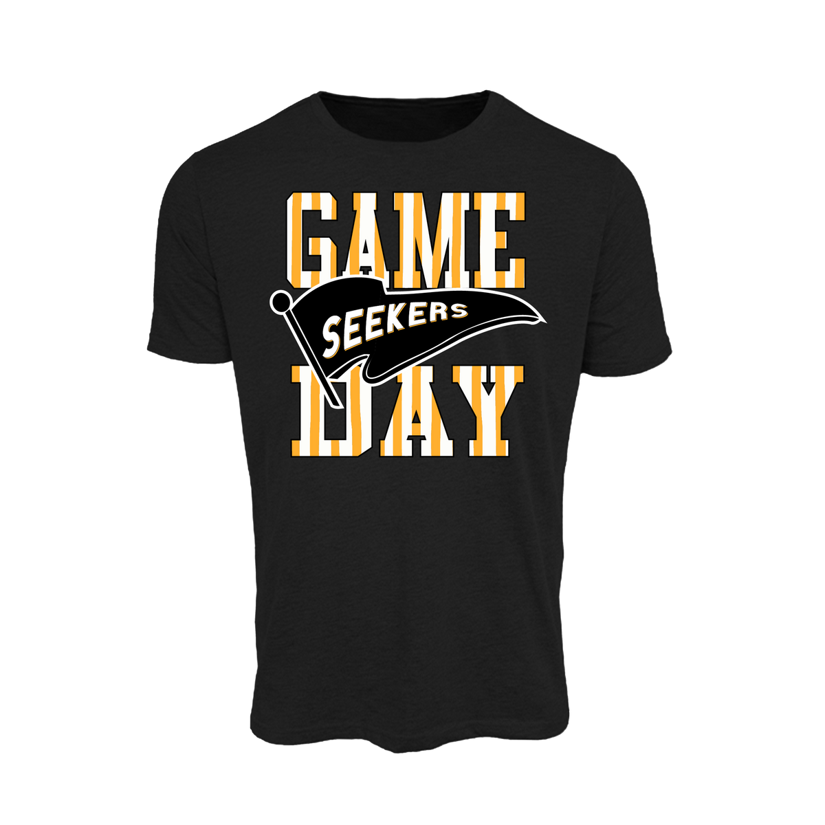 Seekers Softball (Dabney)- T Shirt 2 (Black)
