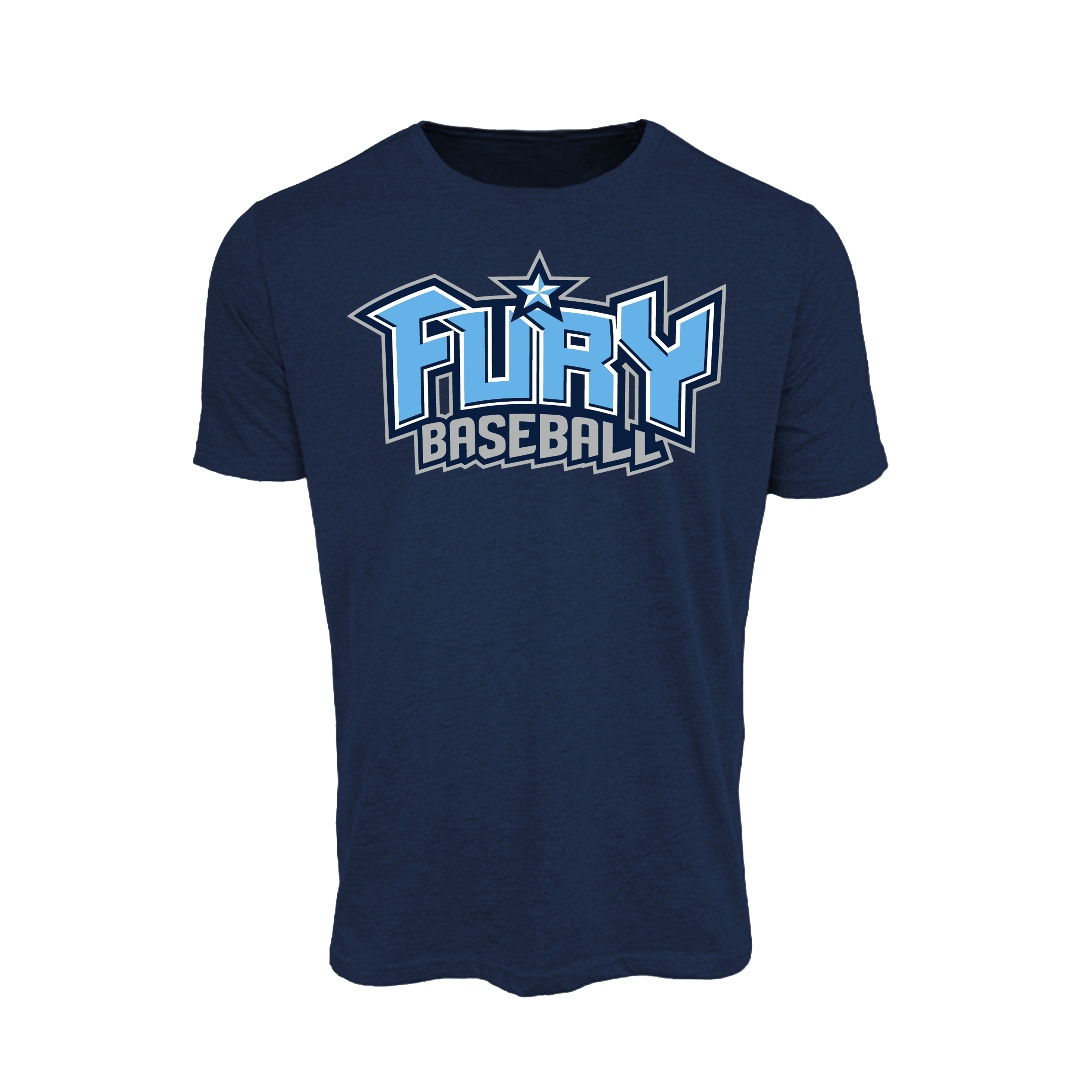 TP FURY (Tasker) Baseball- T Shirt 2 (Navy)