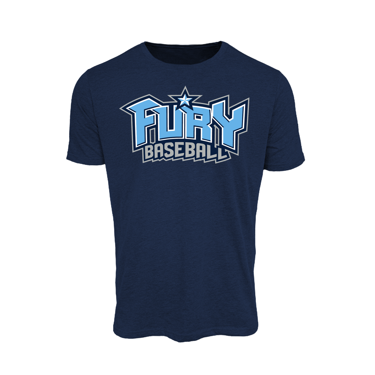 TP FURY (Tasker) Baseball- T Shirt 2 (Navy)